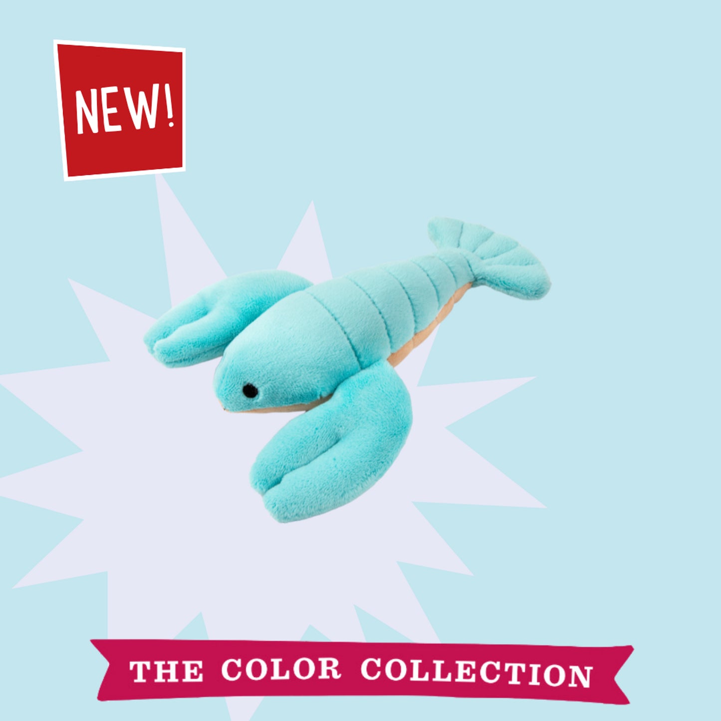 Fluff & Tuff™ "Rachel Mini Lobster" Dog Toy - Crew LaLa