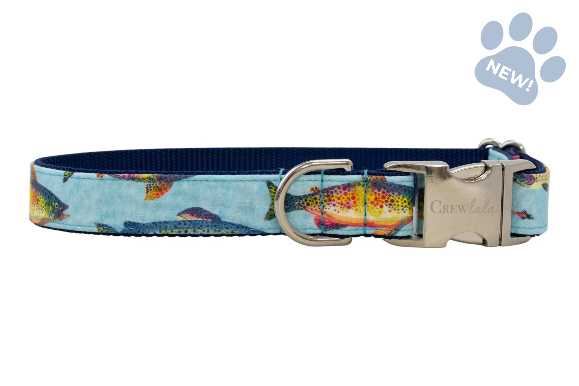 Colorful Catch Dog Collar - Crew LaLa