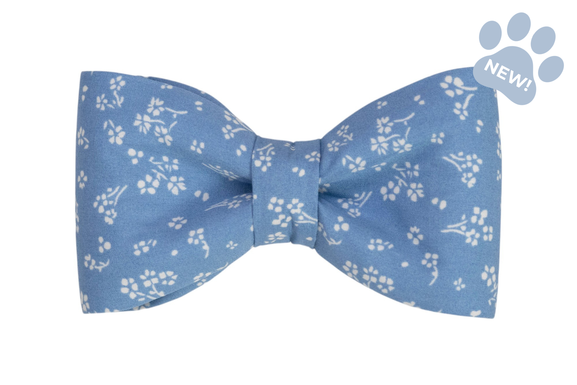 French Blue Blooms Bow Tie - Crew LaLa
