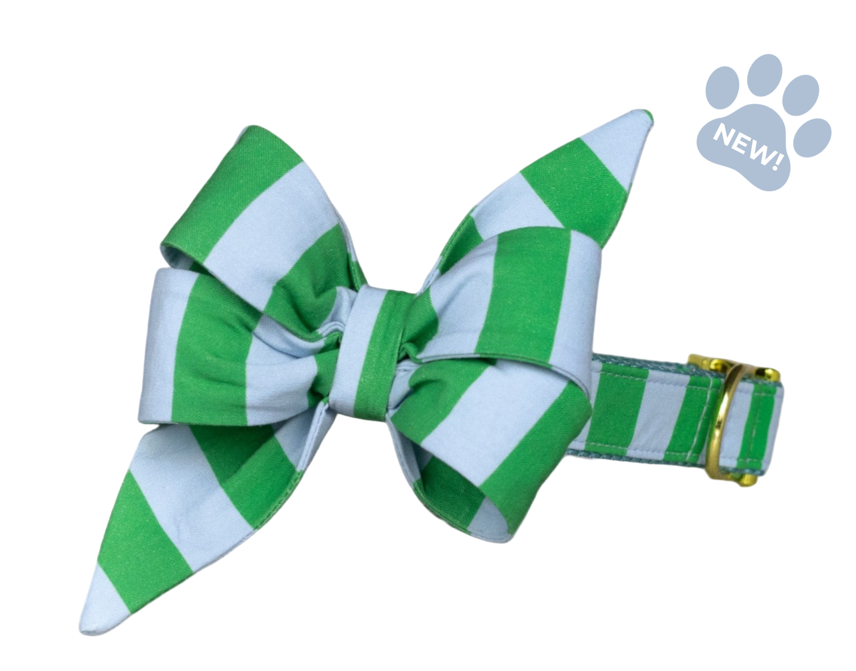 Cabana Stripes Belle Bow Collar