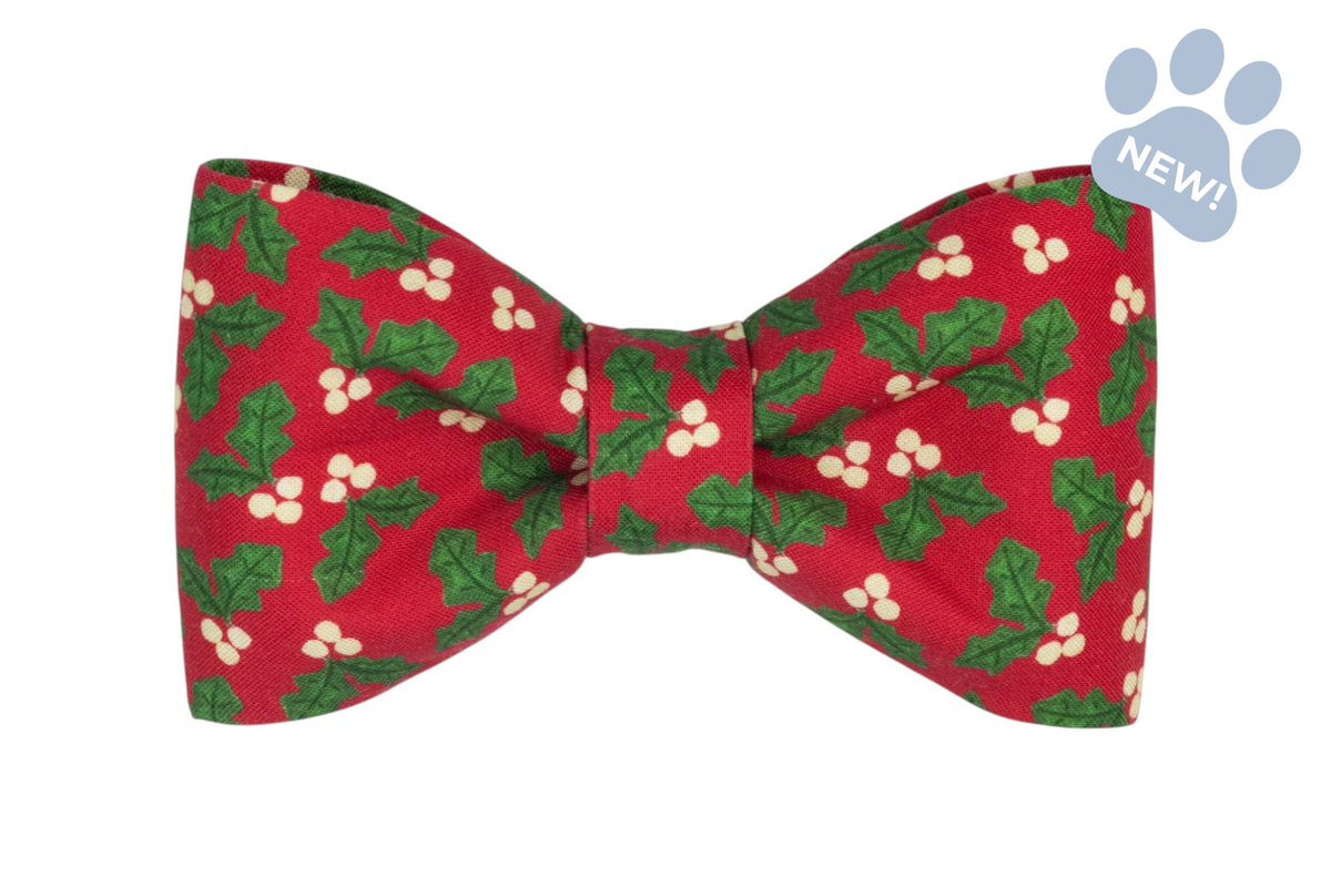 Holly Berry Bow Tie