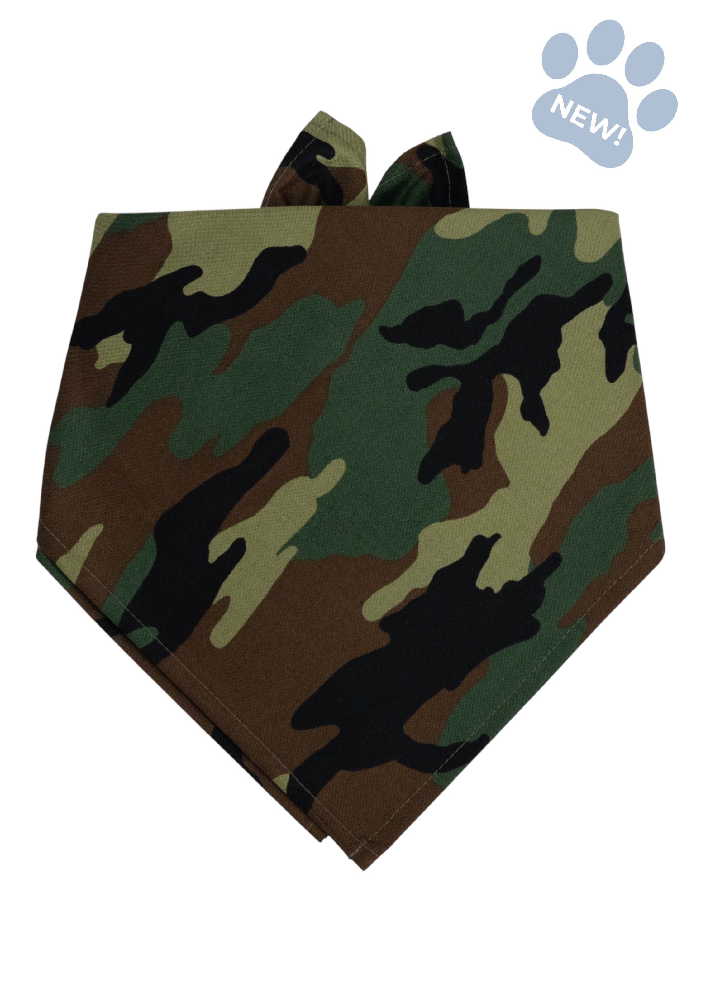 New Recruit Camo Dog Bandana - Crew LaLa