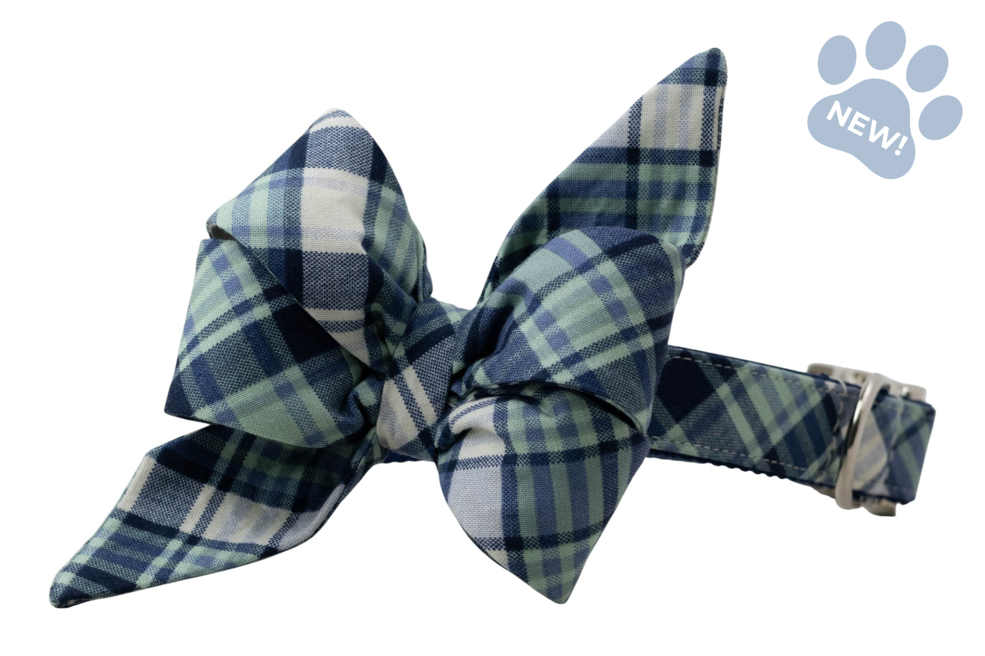 Porter Plaid Belle Bow Collar - Crew LaLa