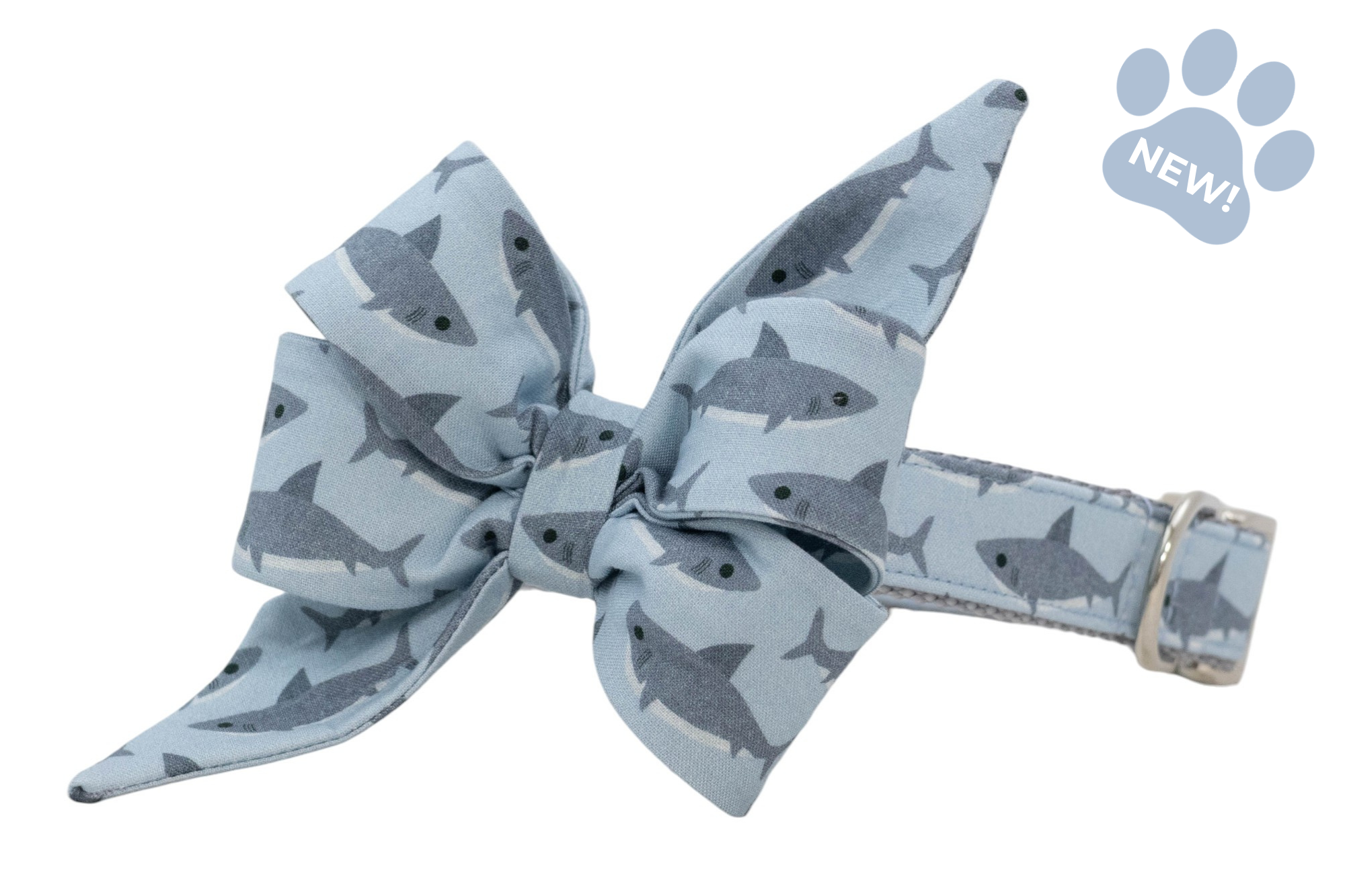 Shark Tails Belle Bow Collar - Crew LaLa