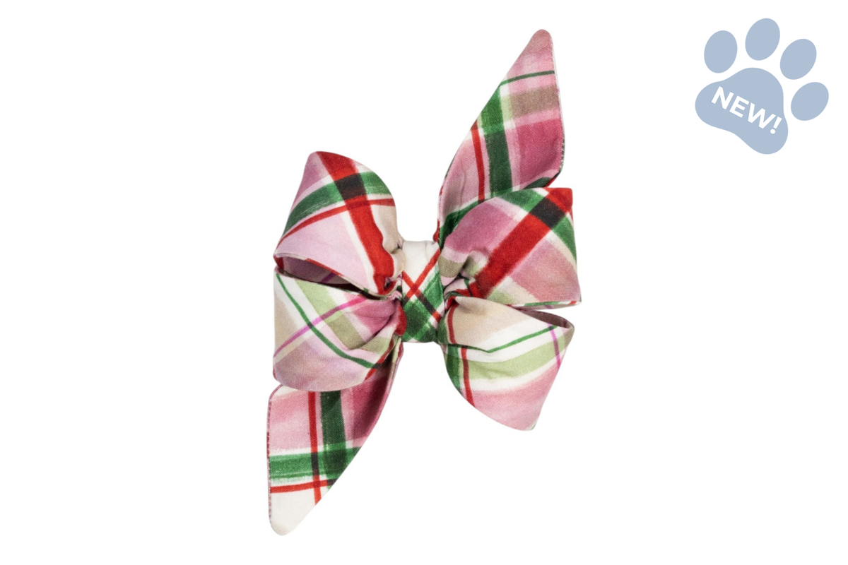 Sugar Plum Plaid Belle Bow