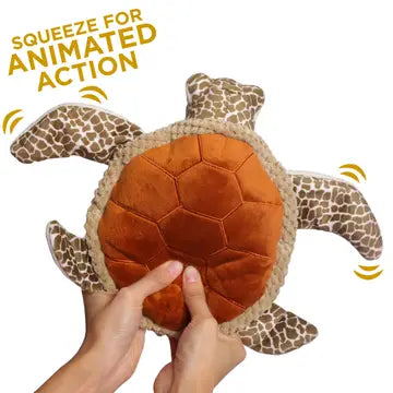 Animated Sea Turtle Dog Toy - Crew LaLa