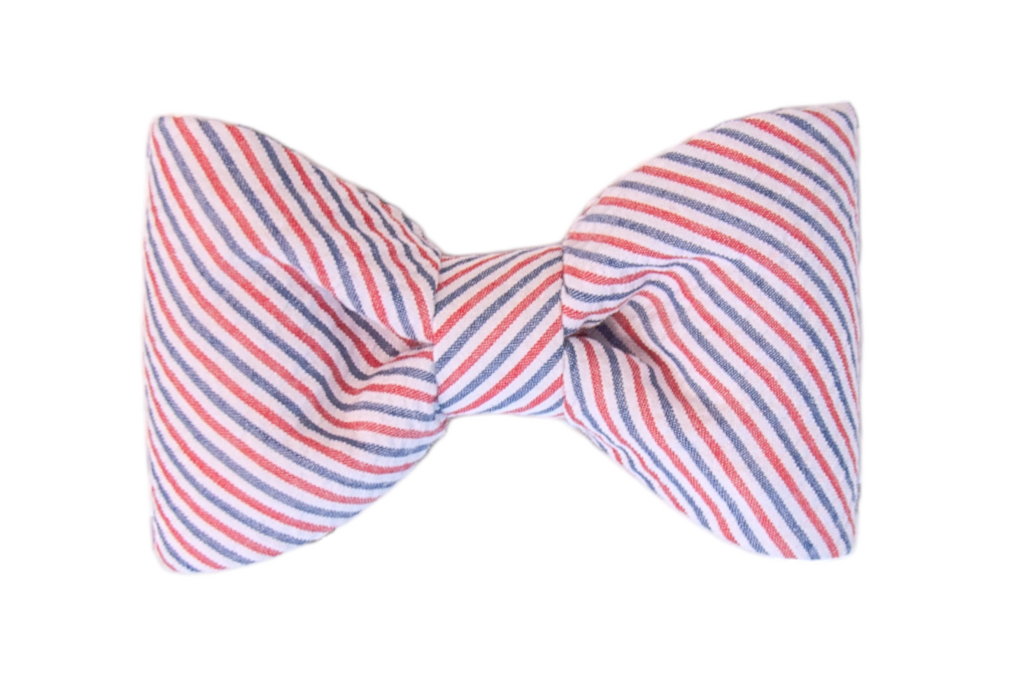 Americana Seersucker Bow Tie - Crew LaLa