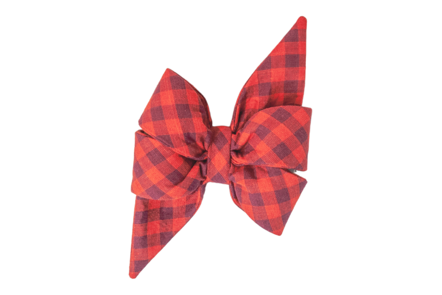 Apple Spice Plaid Belle Bow - Crew LaLa