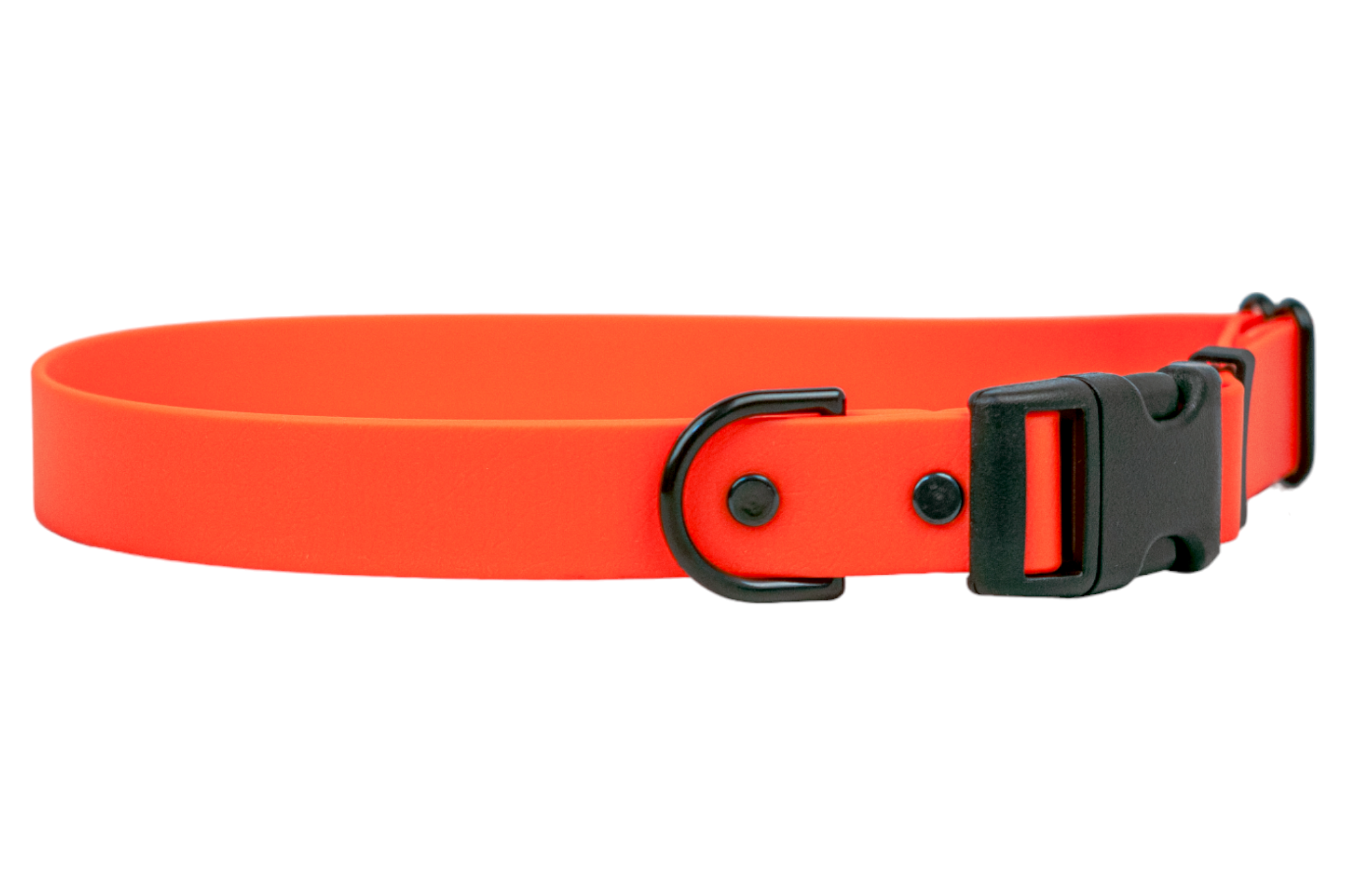 Orange Biothane Collar - Crew LaLa