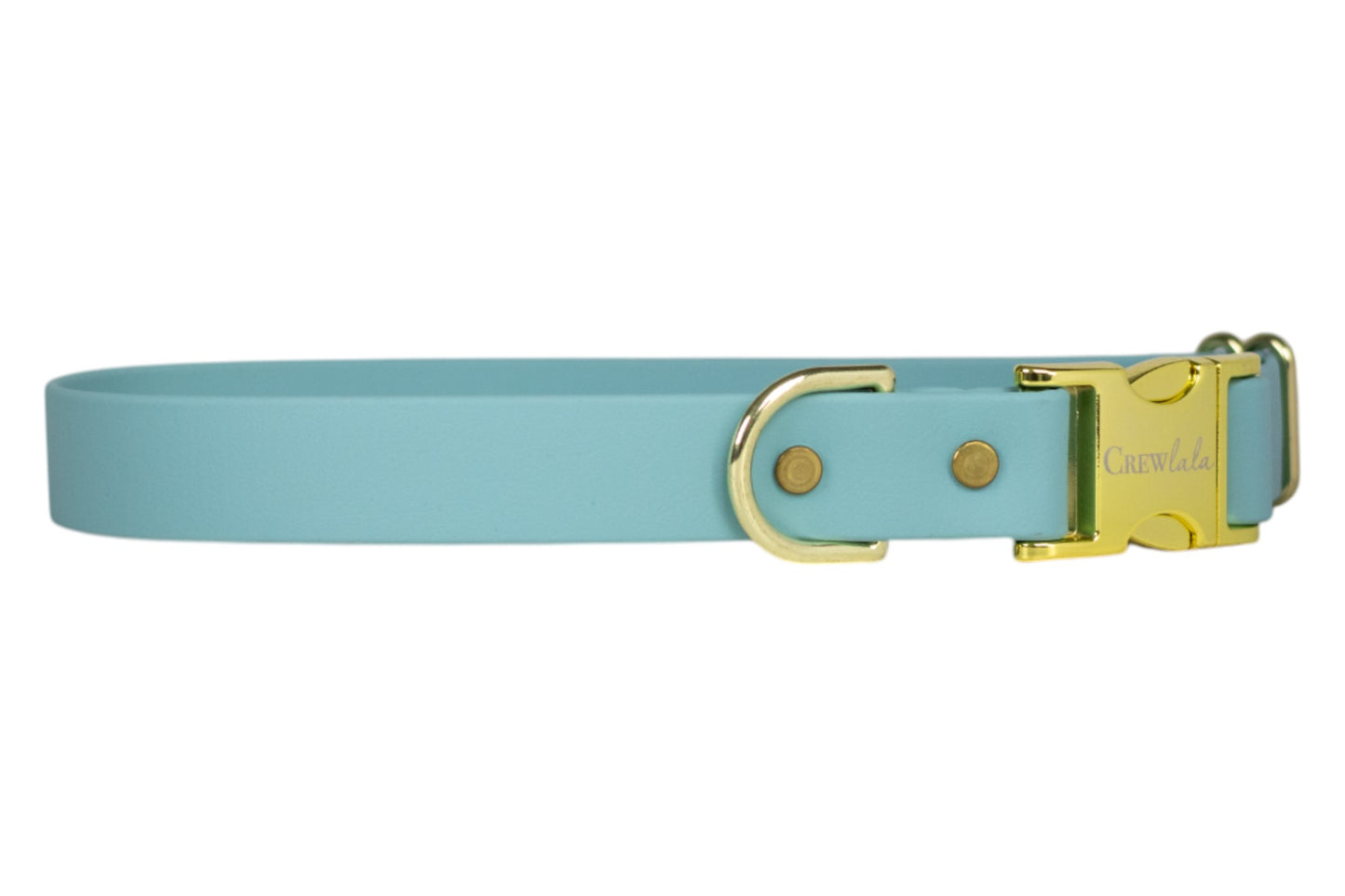 Dusty Turquoise Biothane Collar - Crew LaLa