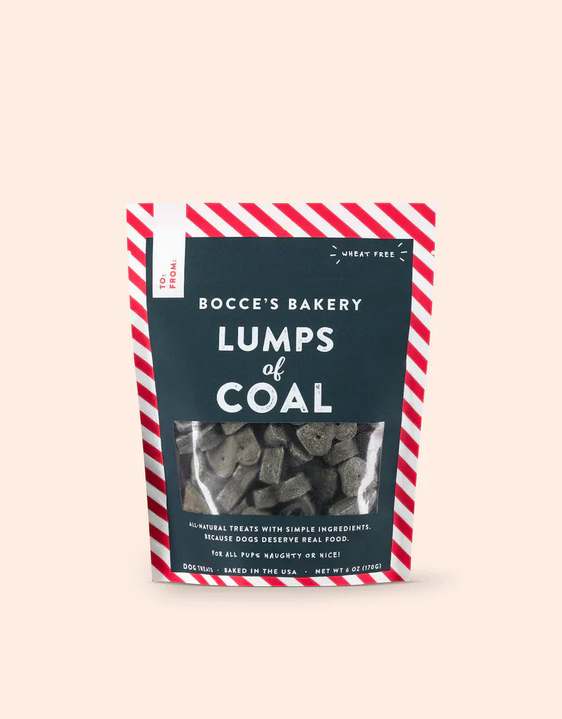 Bocce's "Lumps of Coal" Soft & Chewy Dog Treats