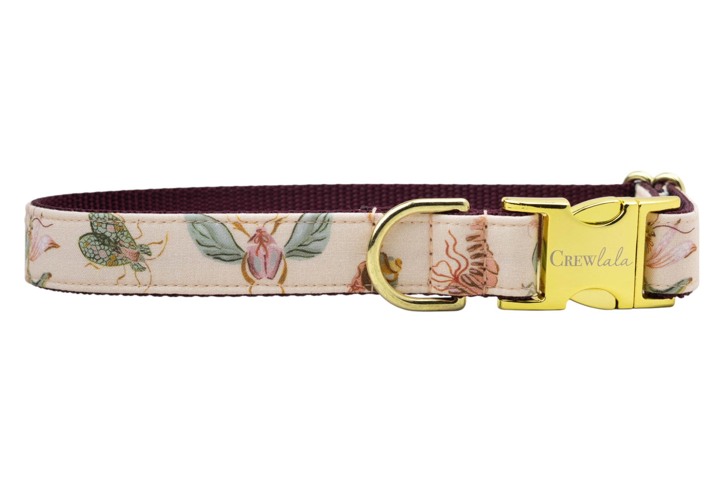 Love Bugs Bow Tie Dog Collar