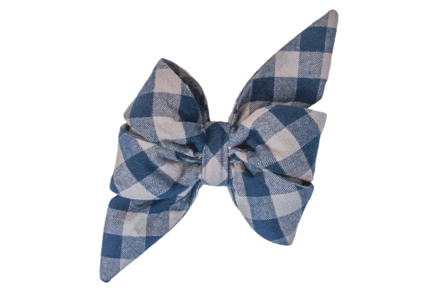 Cobblestone Plaid Belle Bow - Crew LaLa