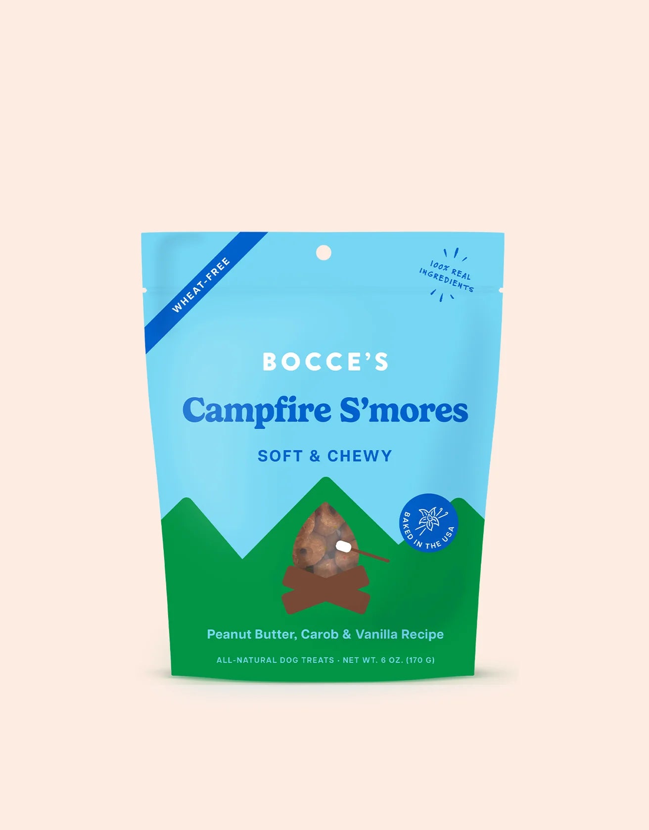 Bocce's "Campfire S'mores" Soft & Chewy Dog Treats - Crew LaLa