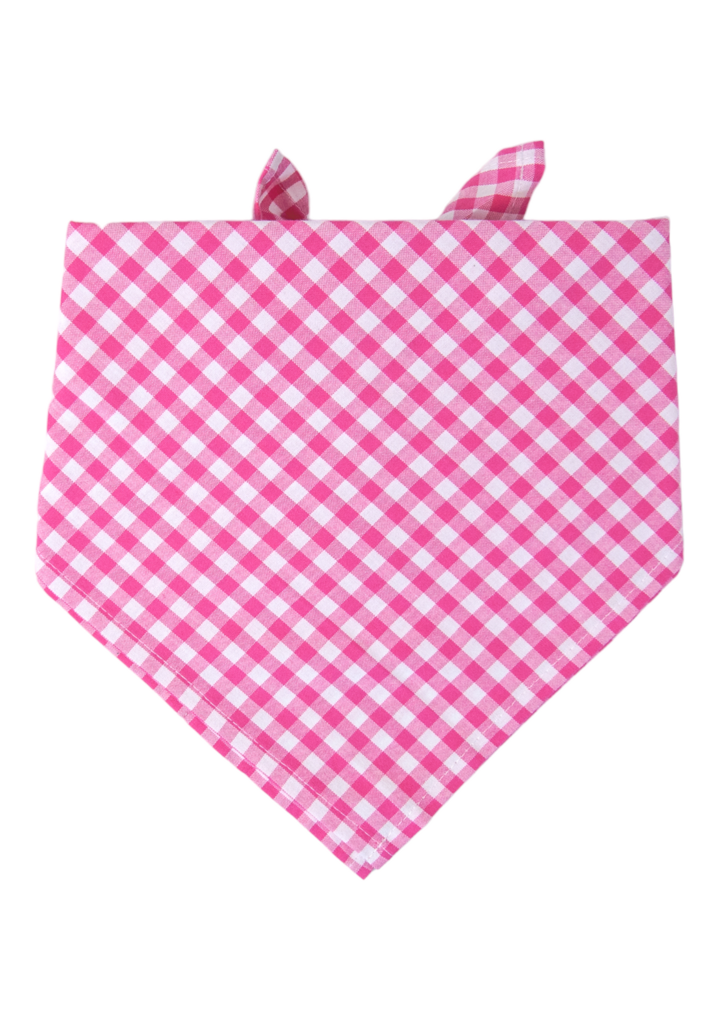 Fuchsia Picnic Plaid Dog Bandana - Crew LaLa