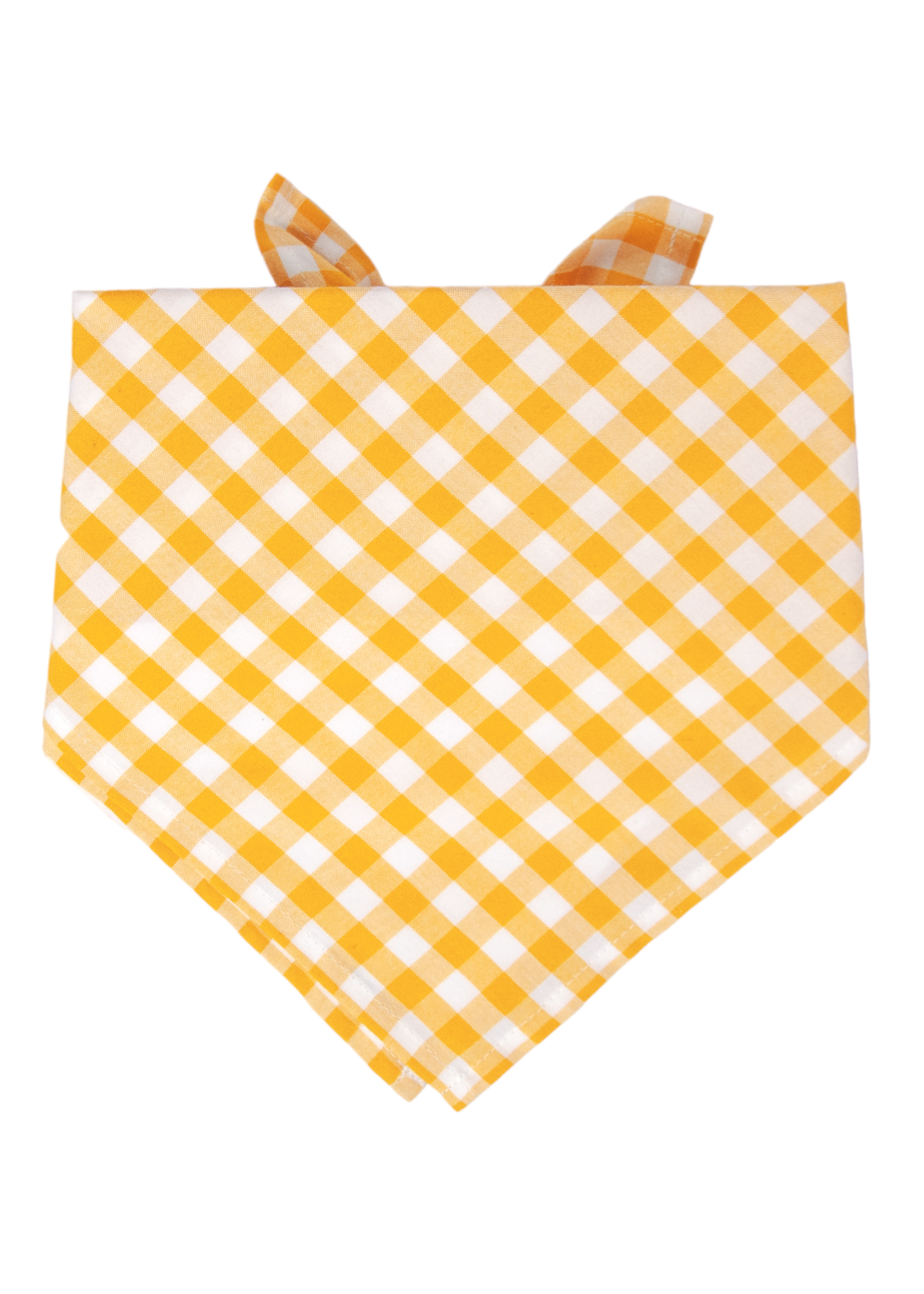 Mustard Check Dog Bandana - Crew LaLa
