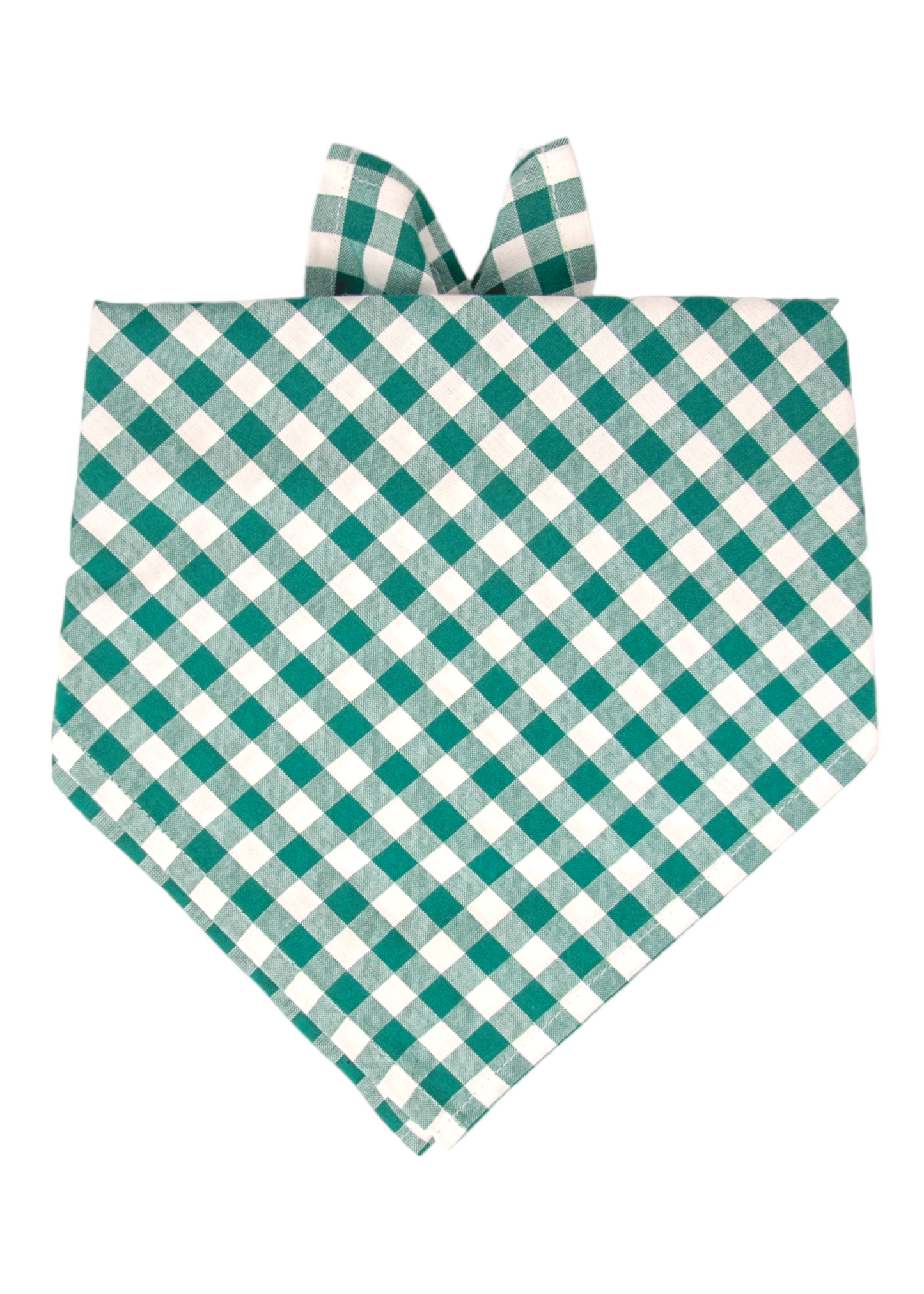 Emerald Check Dog Bandana - Crew LaLa