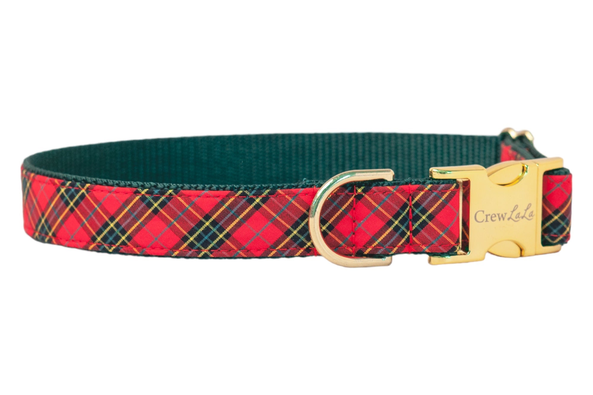 Beaufain Plaid Belle Bow Dog Collar - Crew LaLa