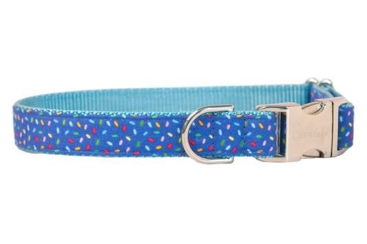 Blueberry Sprinkles Dog Collar - Crew LaLa