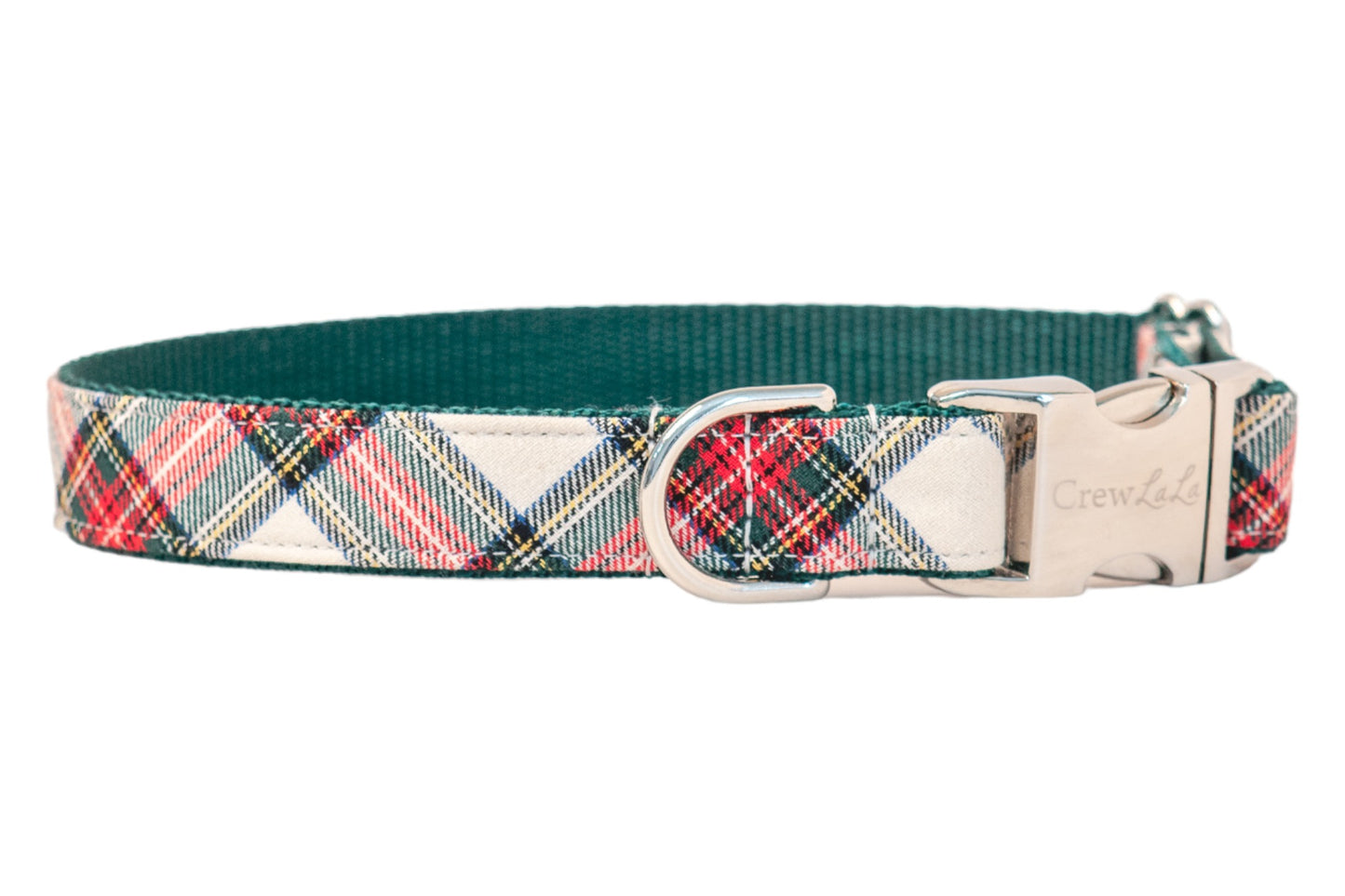 Ellie's Plaid Belle Bow Dog Collar- Two Styles! - Crew LaLa