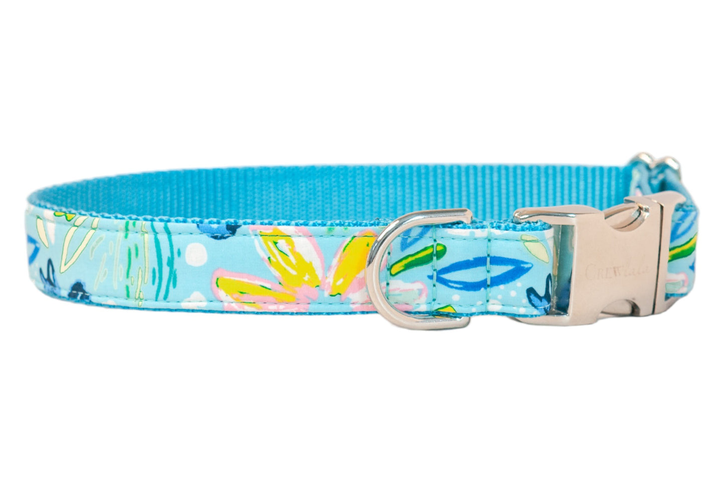 Bayside Blooms Bow Tie Dog Collar - Crew LaLa