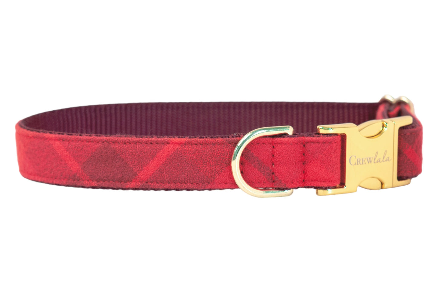 Clifford Flannel Dog Collar - Crew LaLa
