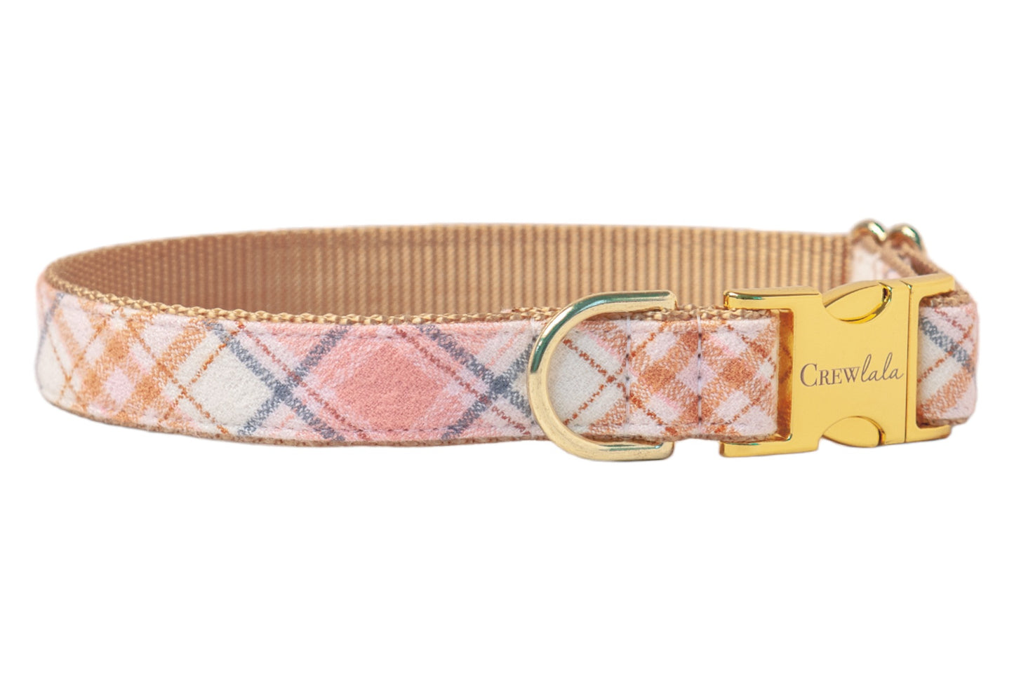 Vail Flannel Belle Bow Dog Collar - Crew LaLa