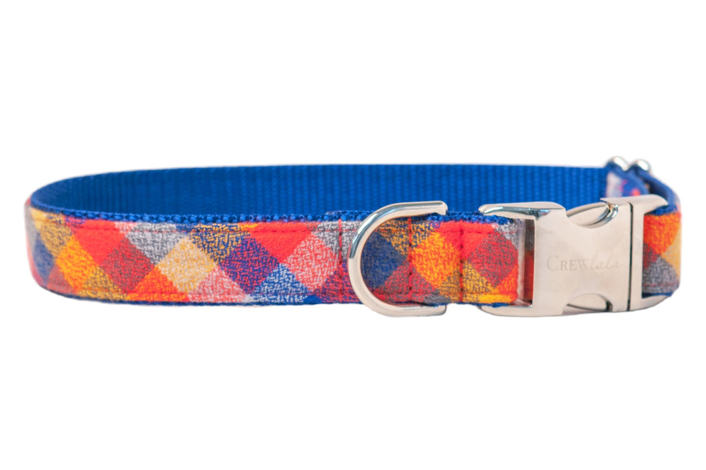 Sunset Flannel Bow Tie Dog Collar