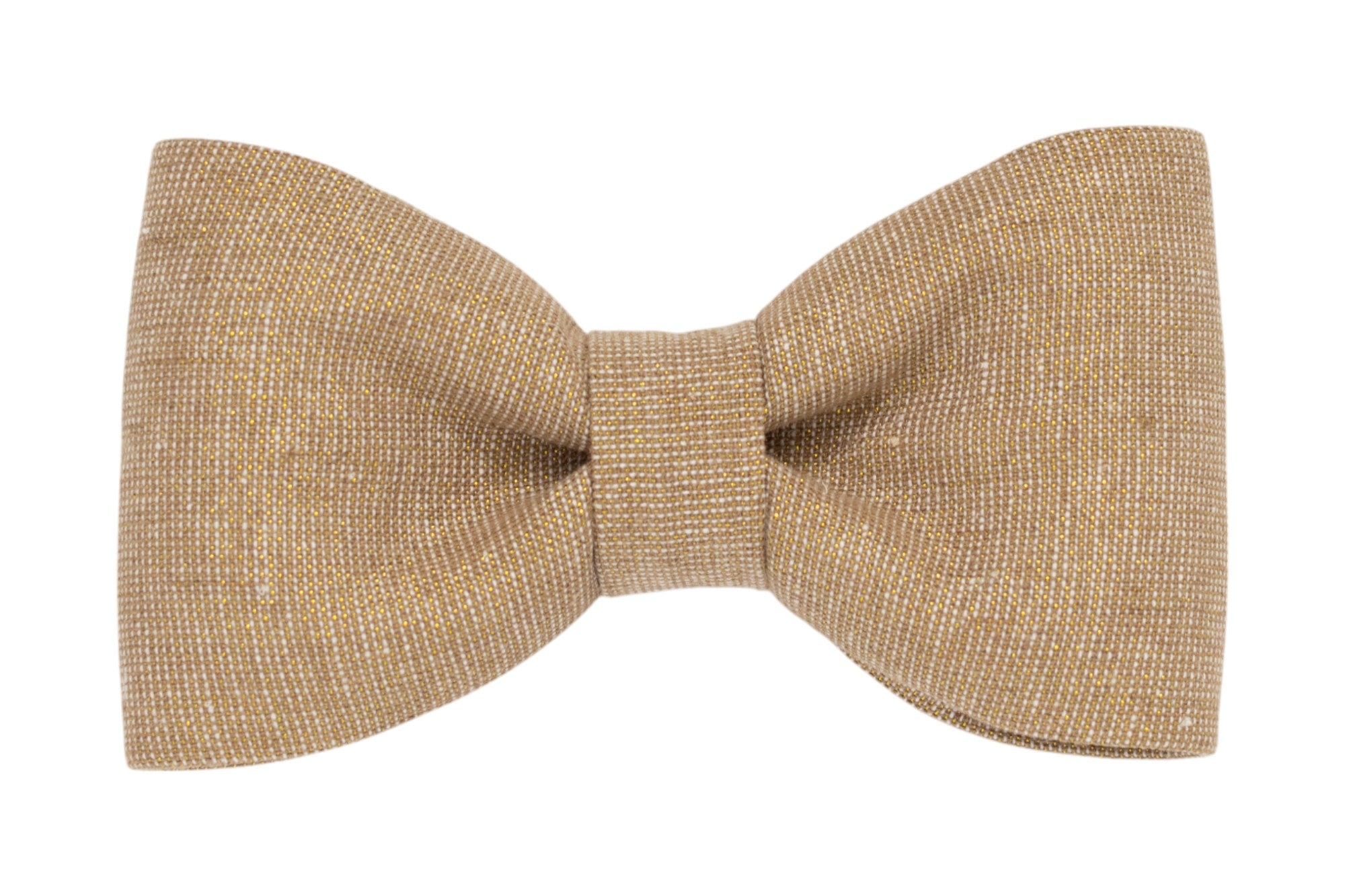 Classic and understated, this golden dog bow tie adds a touch of festive elegance, perfect for weddings or any celebration.