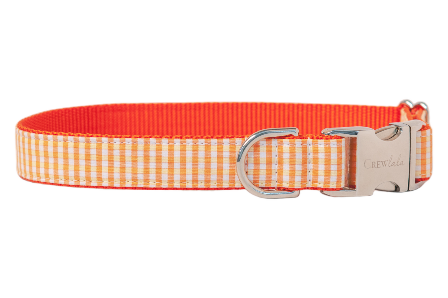 Sunny Gingham Dog Collar - Crew LaLa
