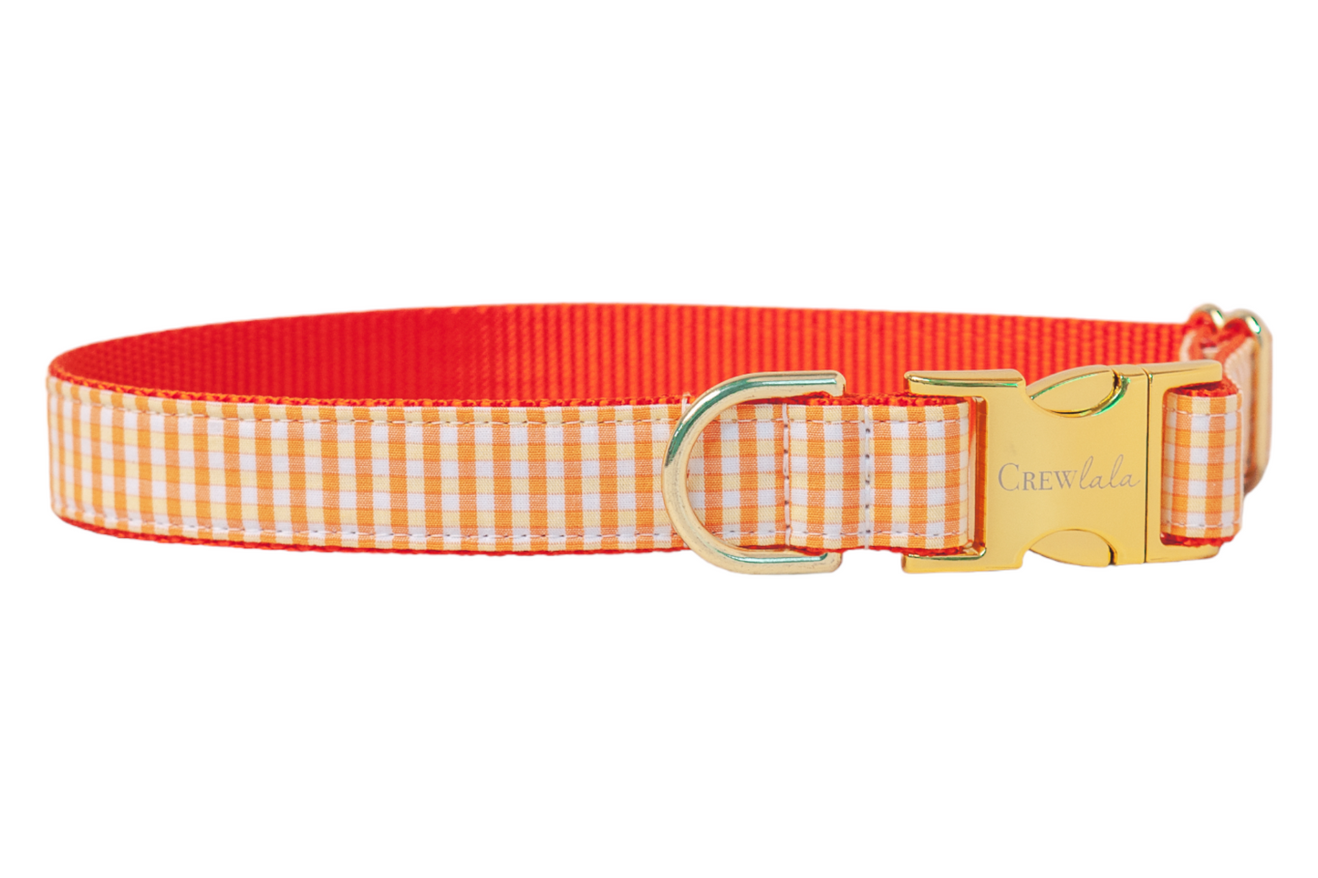 Sunny Gingham Dog Collar - Crew LaLa