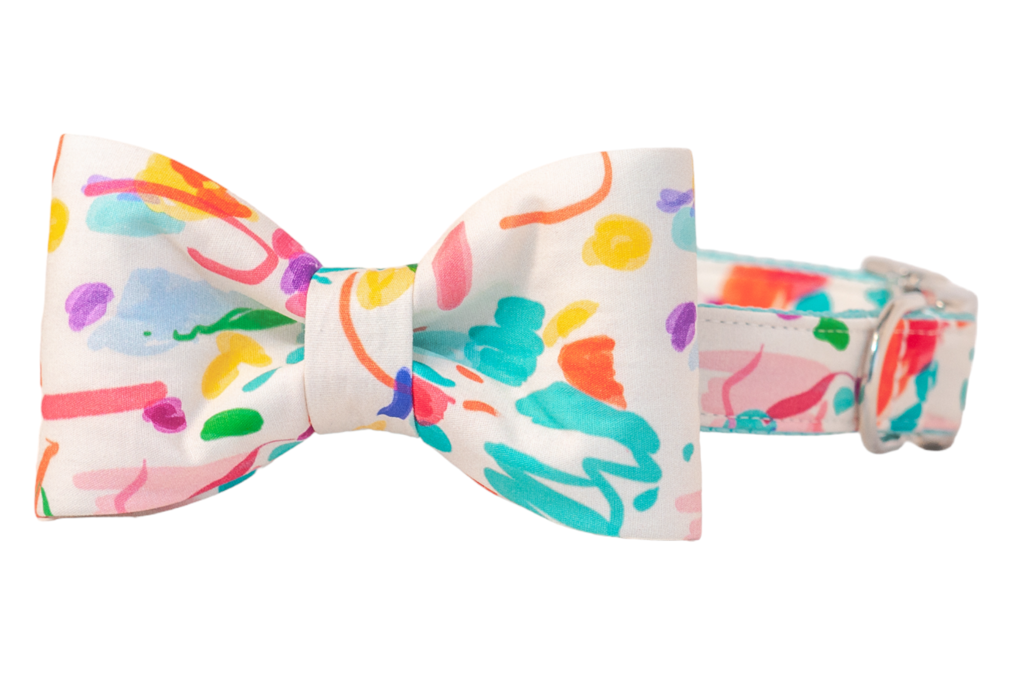 90's Party Bow Tie Dog Collar - Crew LaLa