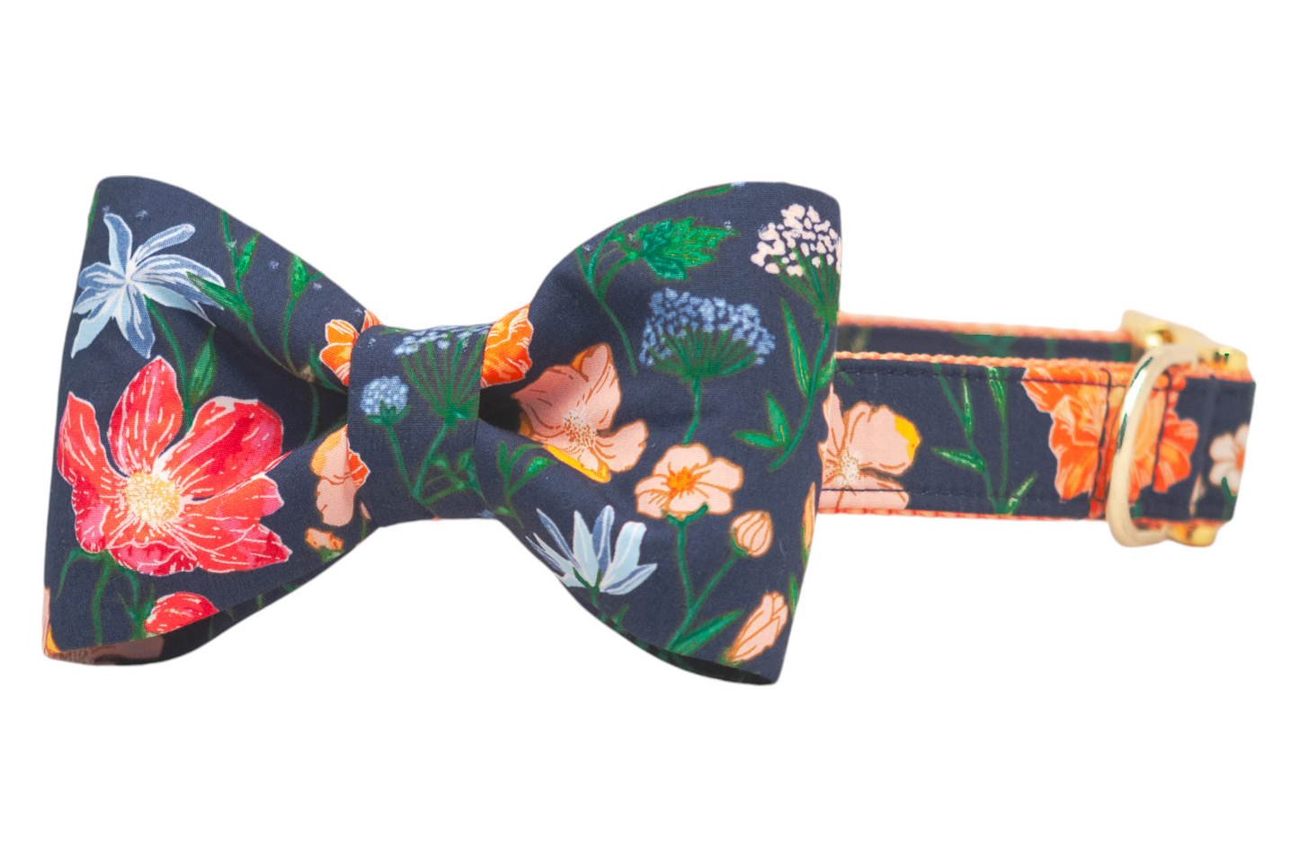 Stately Stems Bow Tie Dog Collar - Crew LaLa