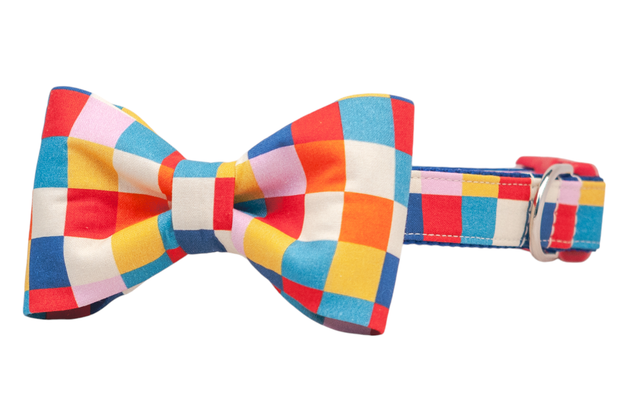 Block Party Bow Tie Dog Collar - Crew LaLa