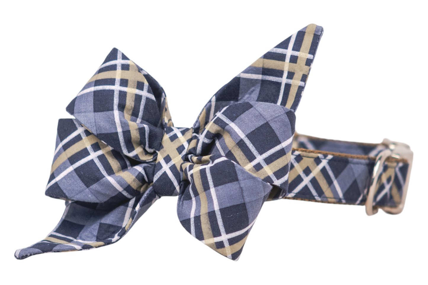Ralphies Plaid Belle Bow Dog Collar - Crew LaLa