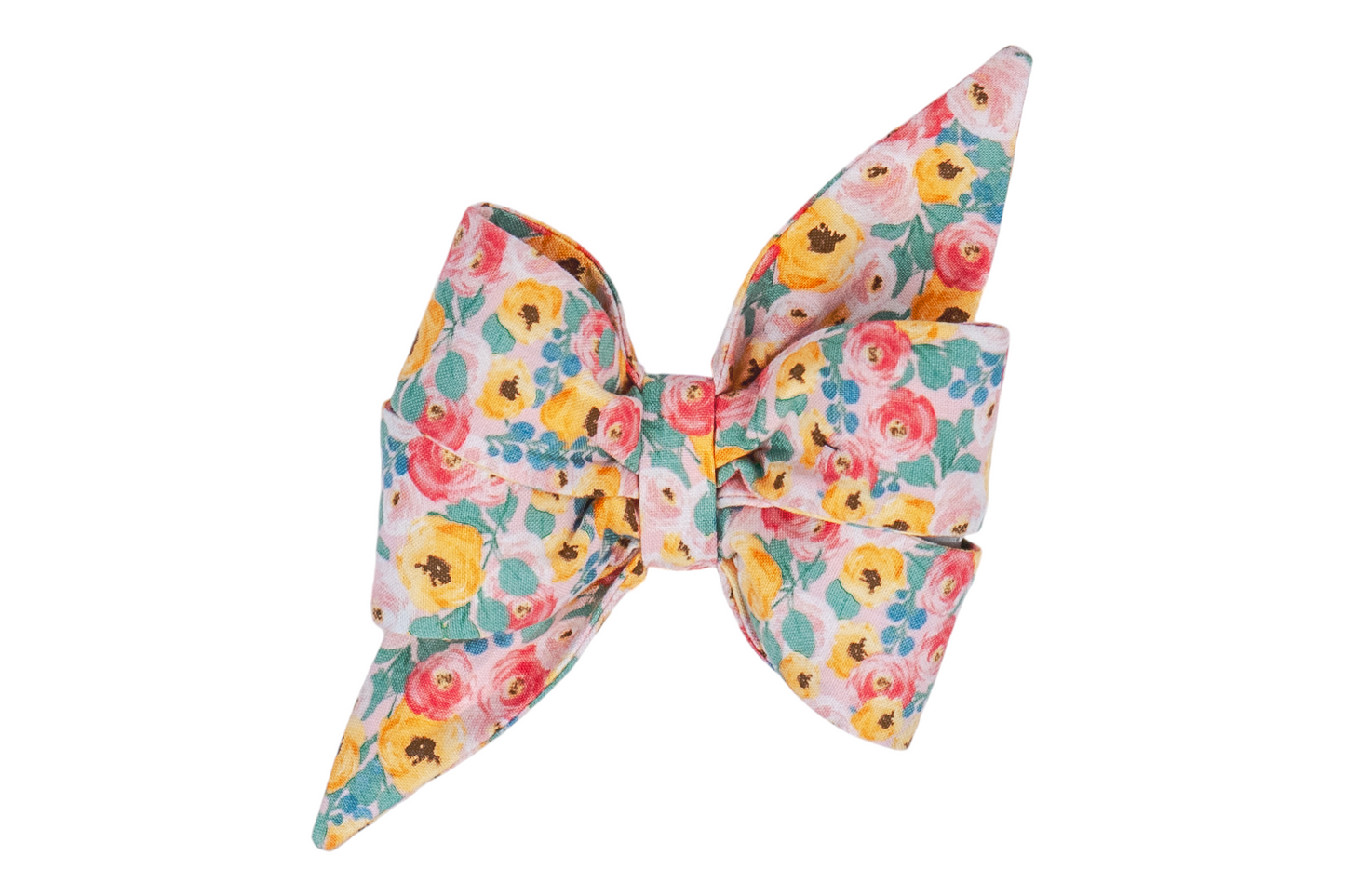 Fairytale Floral Dog Belle Bow - Crew LaLa