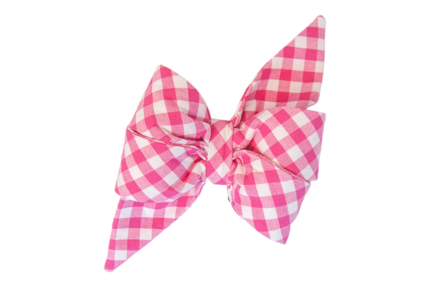 Fuchsia Picnic Plaid Belle Bow - Crew LaLa