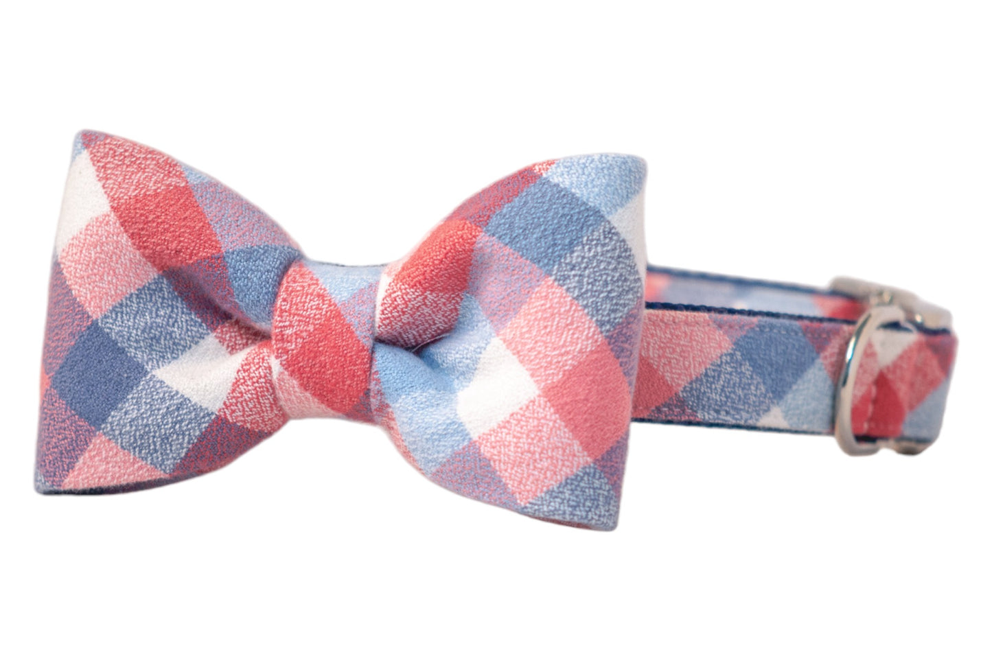 Telluride Flannel Bow Tie Dog Collar