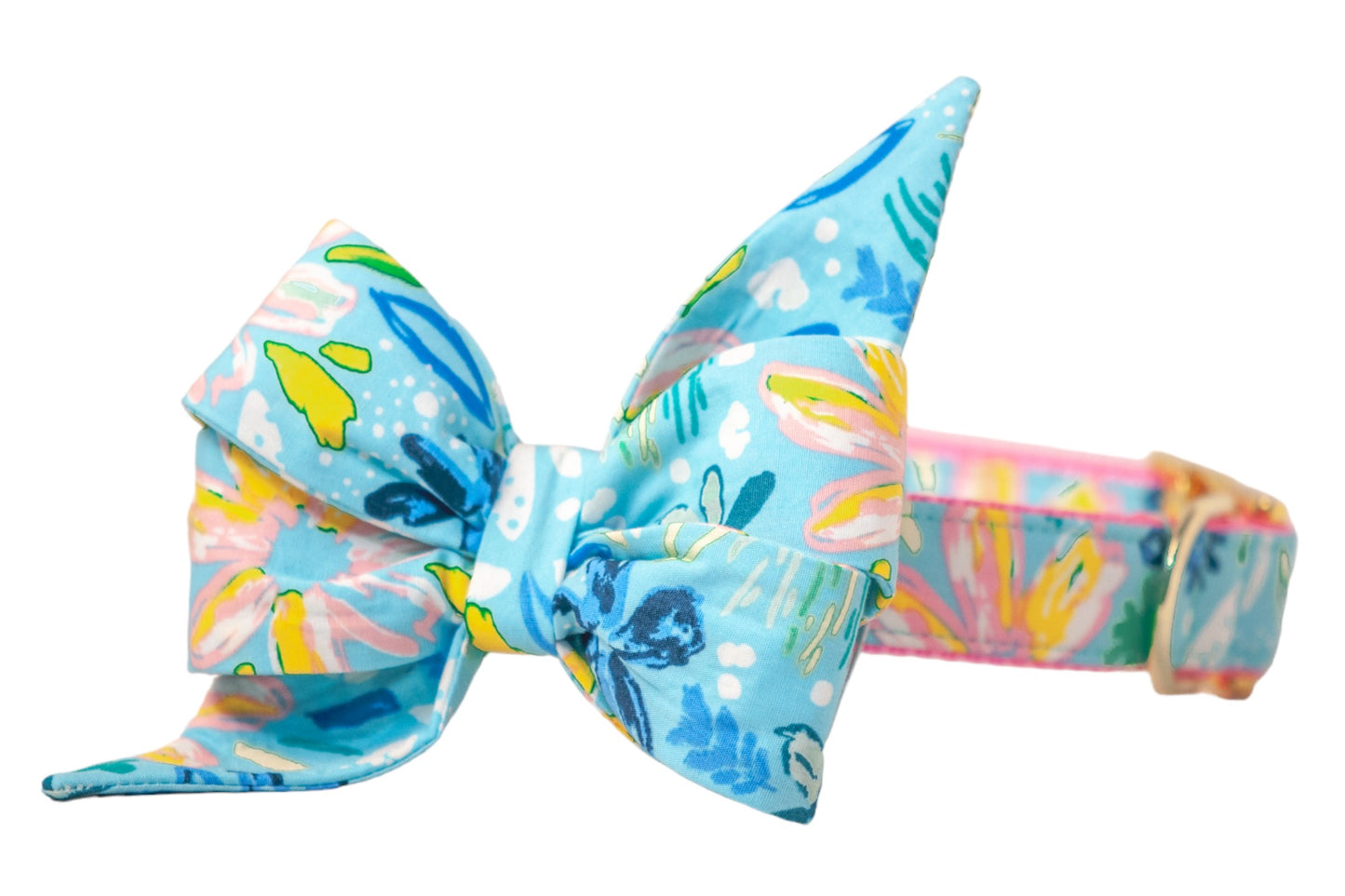Bayside Blooms Belle Bow Dog Collar