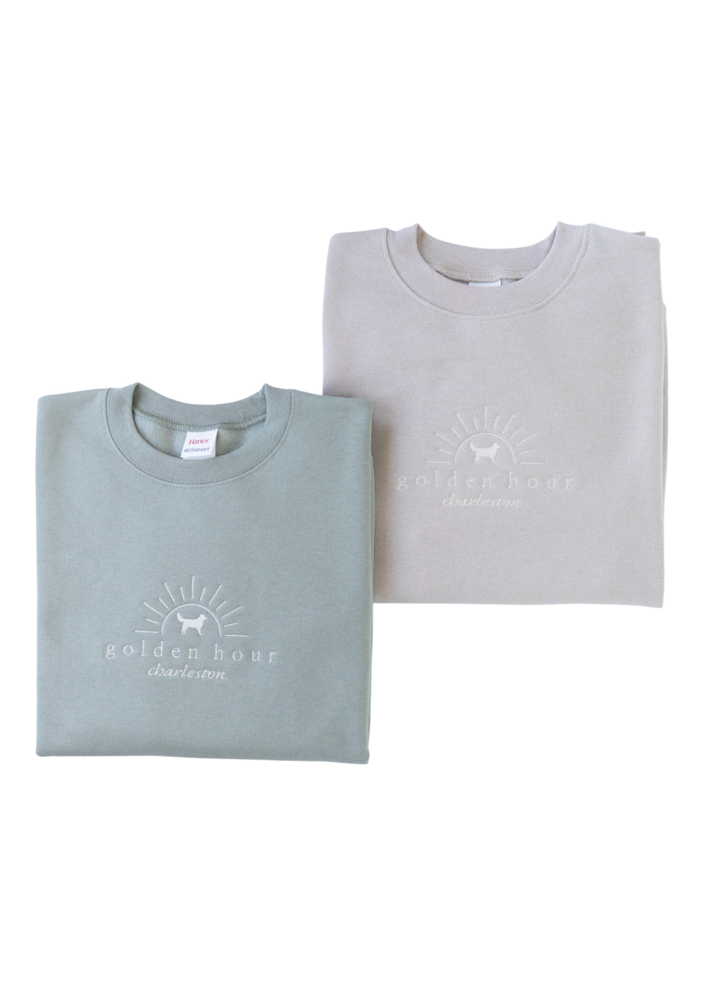 Crew LaLa + Golden Hour Sweatshirt Tan - Crew LaLa