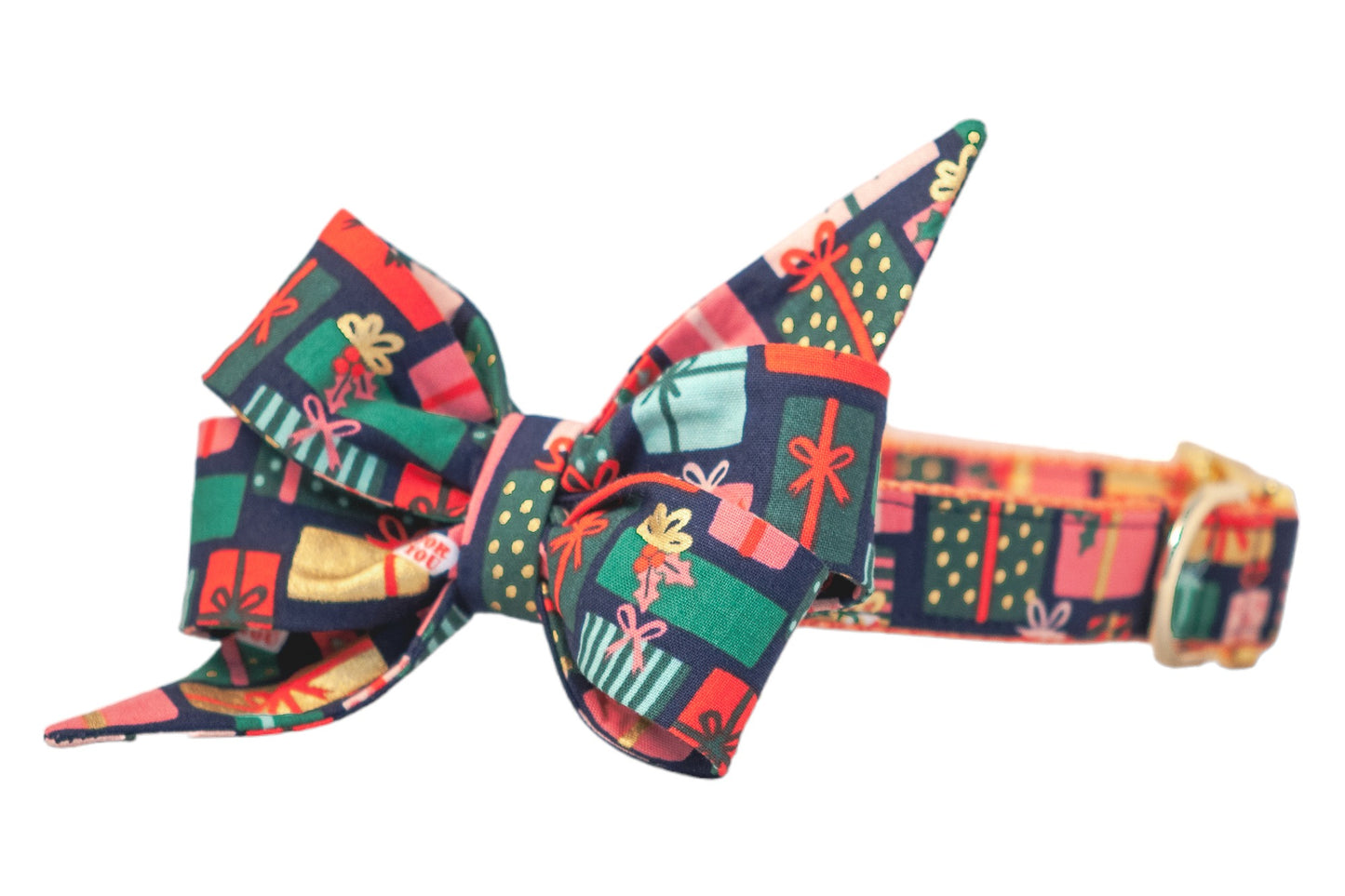 All I Want Belle Bow Dog Collar