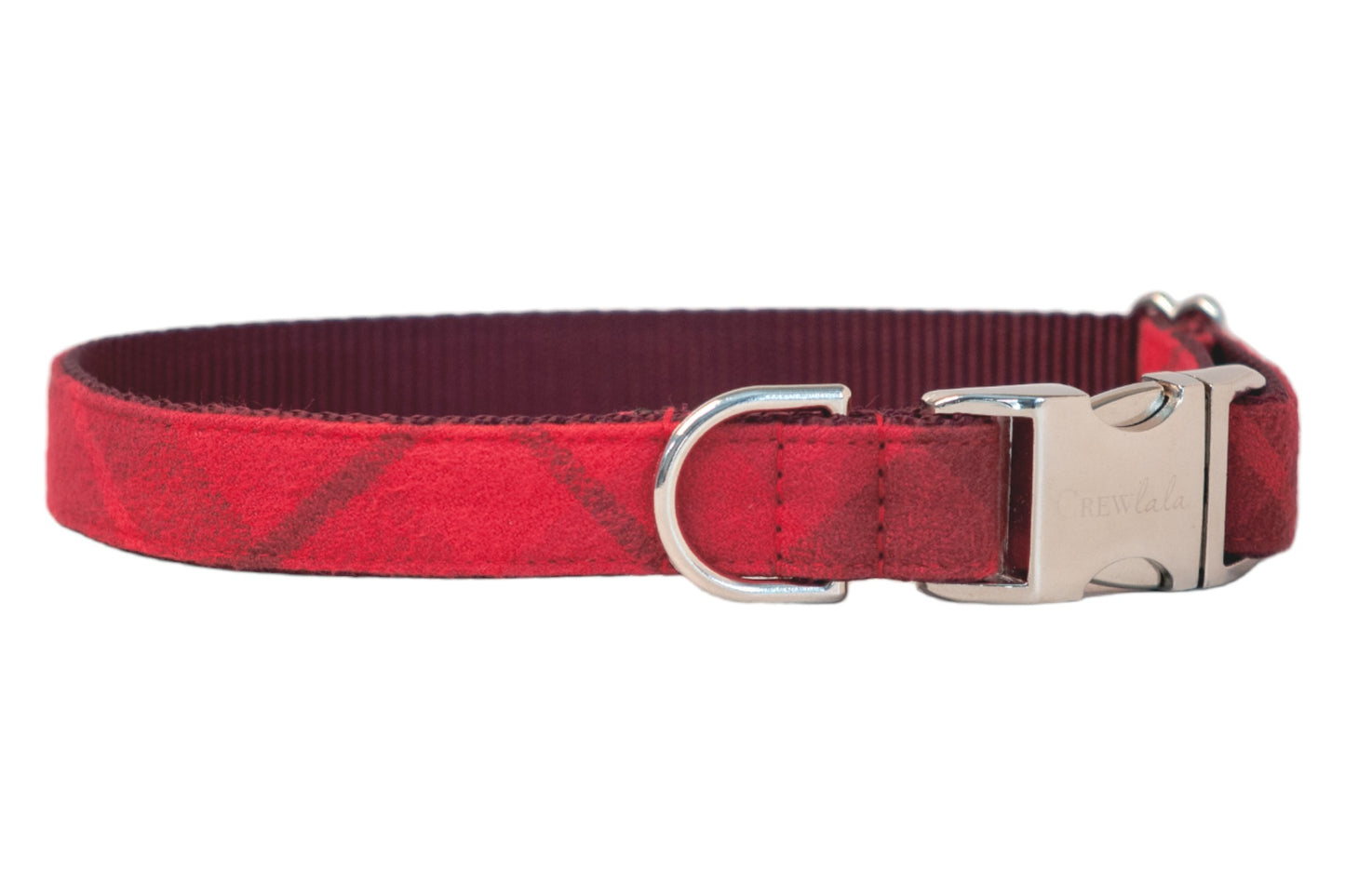 Clifford Flannel Bow Tie Dog Collar