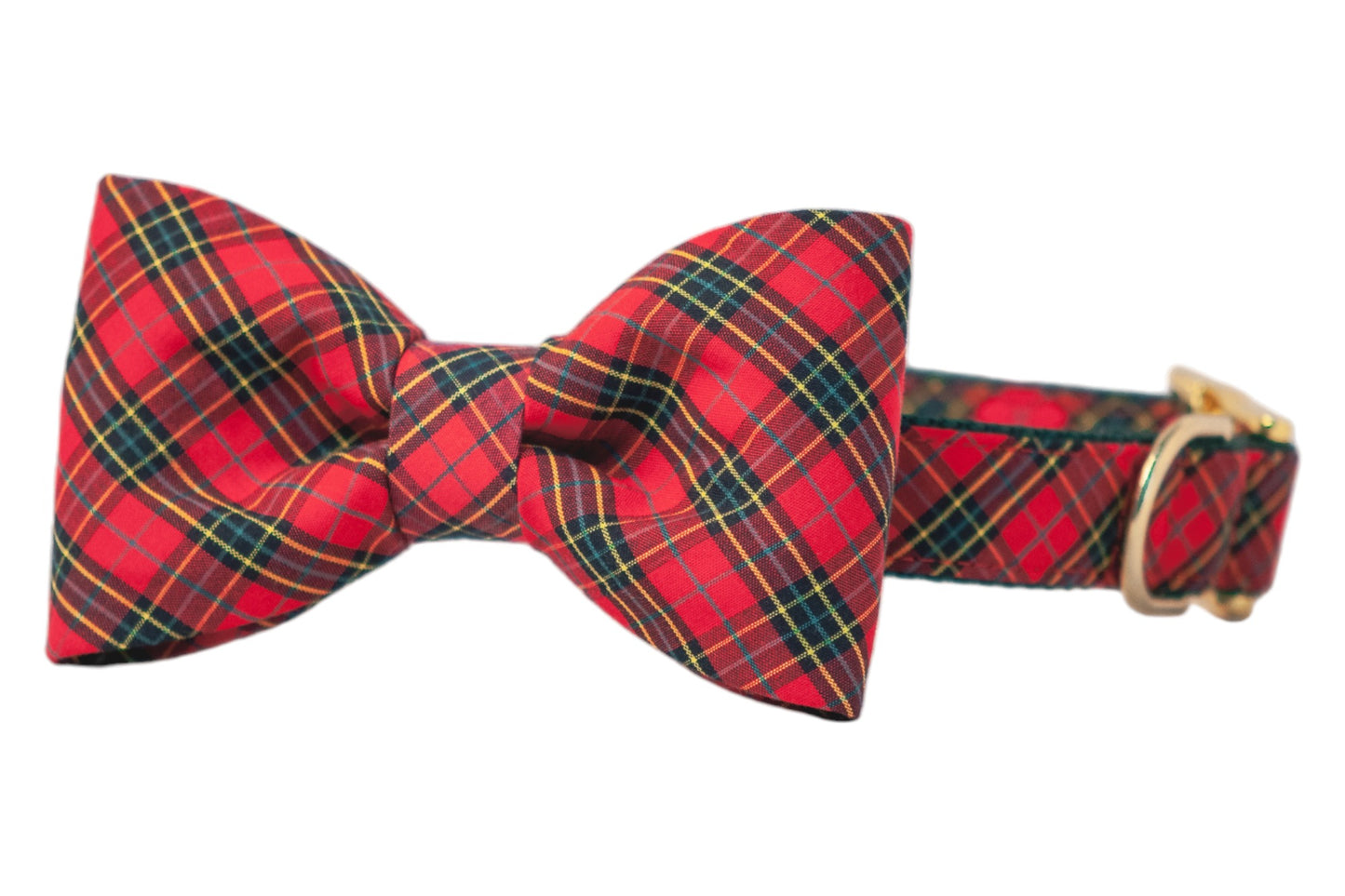 Beaufain Plaid Bow Tie Dog Collar