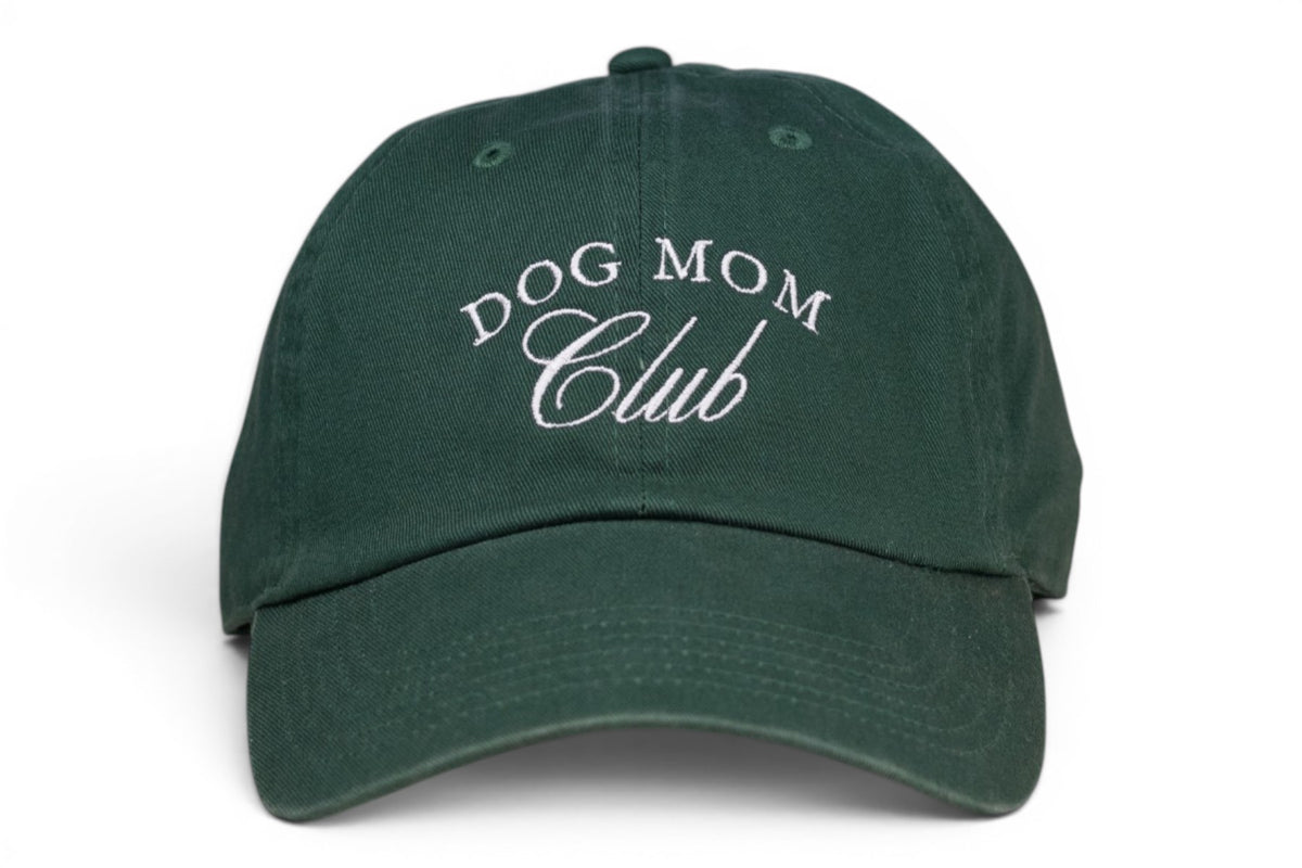 Forest Green Dog Mom Club Baseball Hat