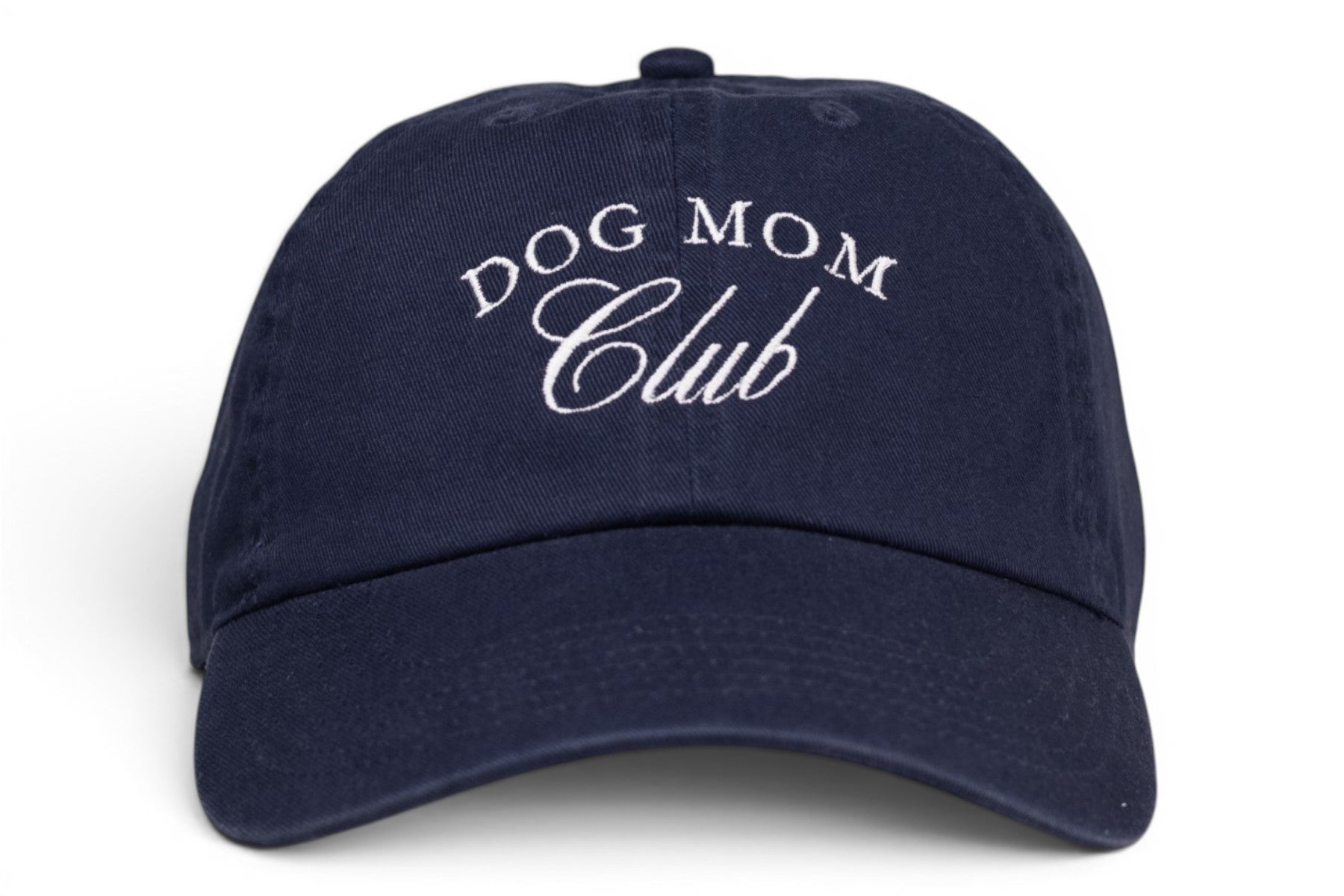 Navy Dog Mom Club Baseball Hat