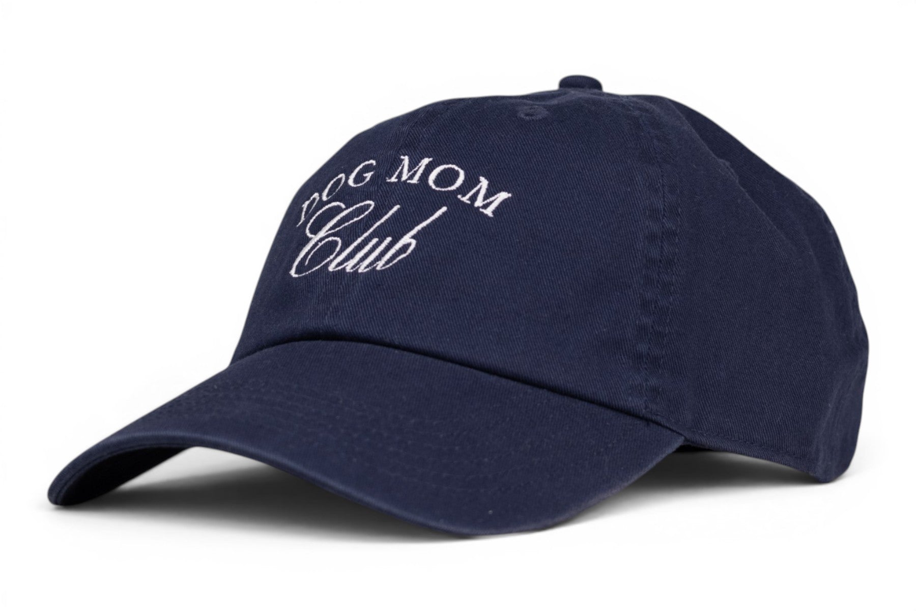 Navy Dog Mom Club Baseball Hat