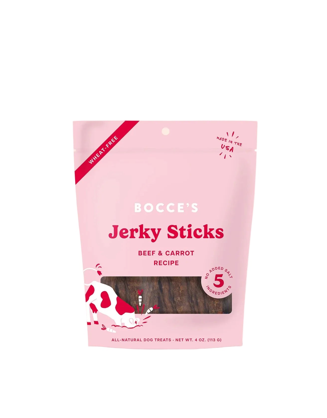 Bocce's Bakery Beef Grazers Jerky Stick Dog Treats - Crew LaLa