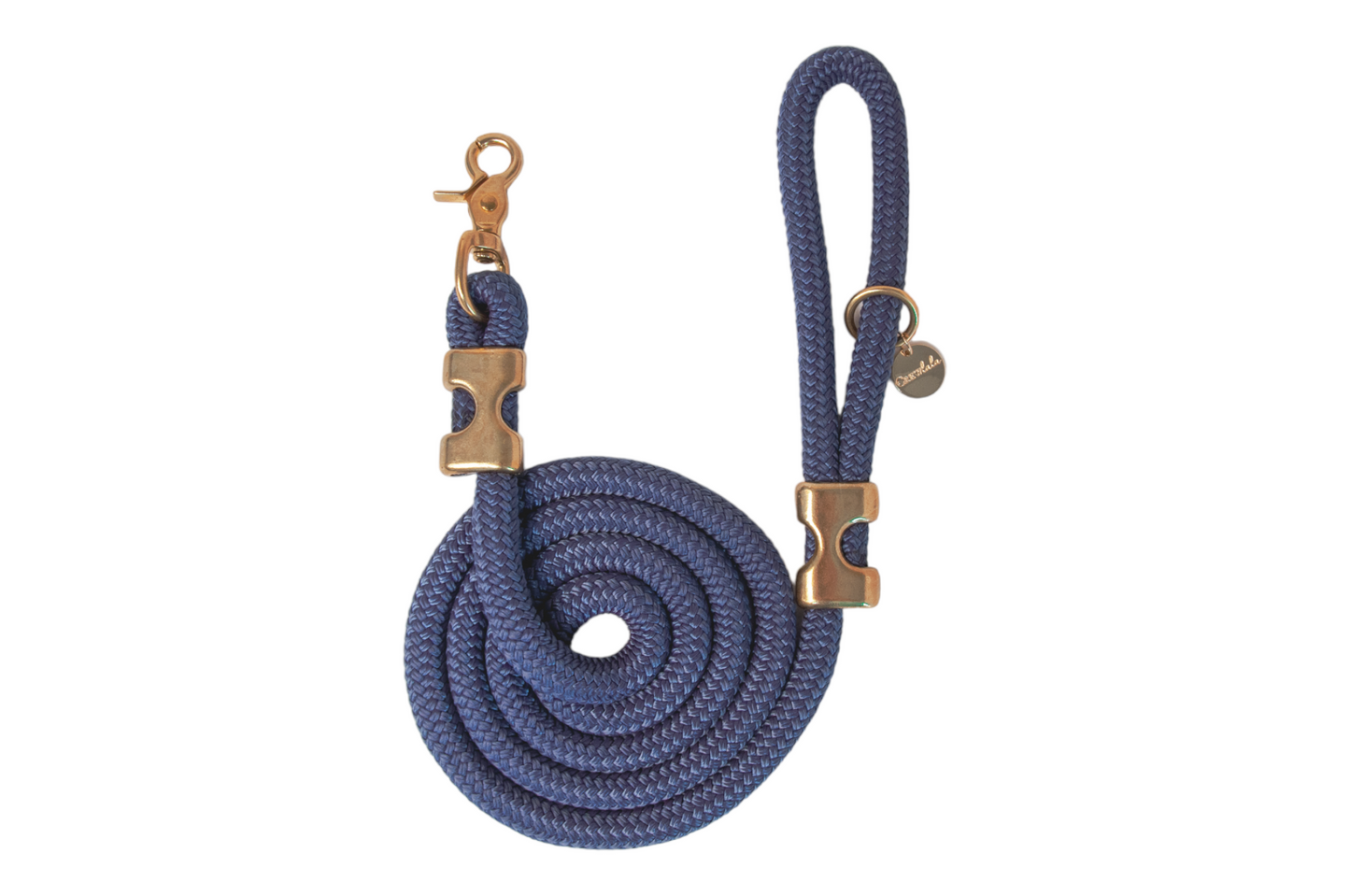 5 ft Navy Rope Dog Leash - Crew LaLa