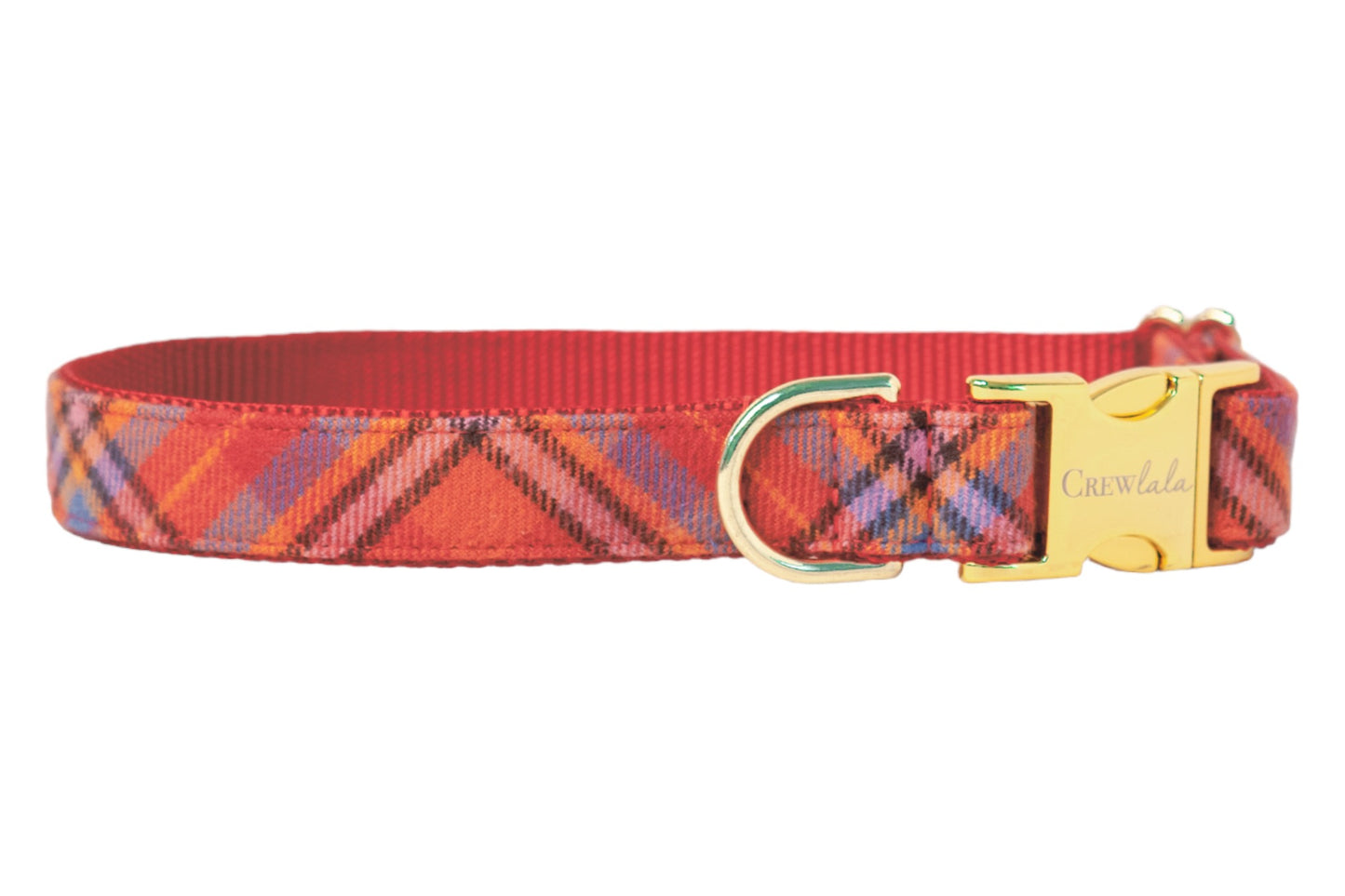 Campfire Flannel Belle Bow Dog Collar - Crew LaLa