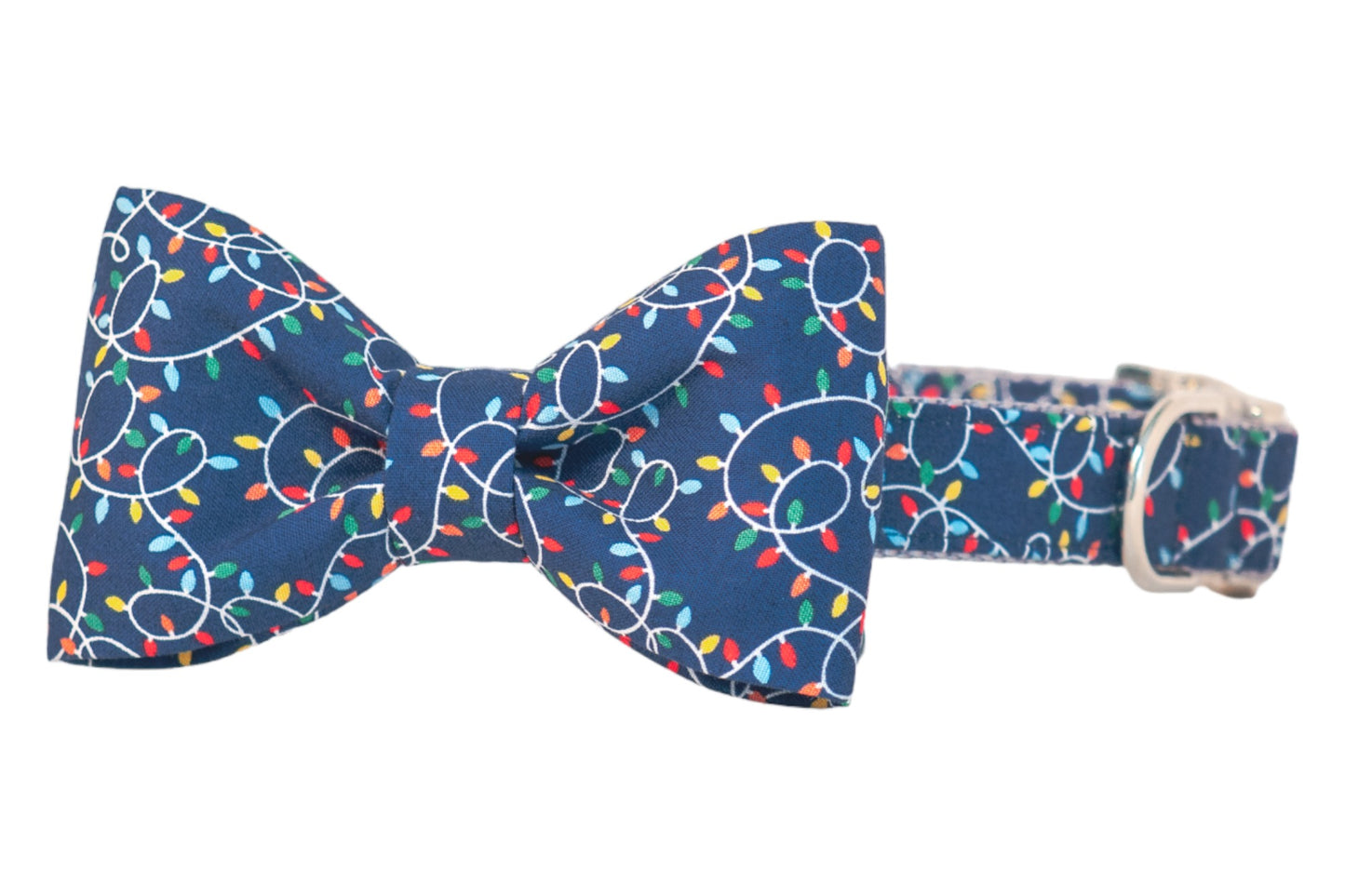 Fully Lit Bow Tie Dog Collar